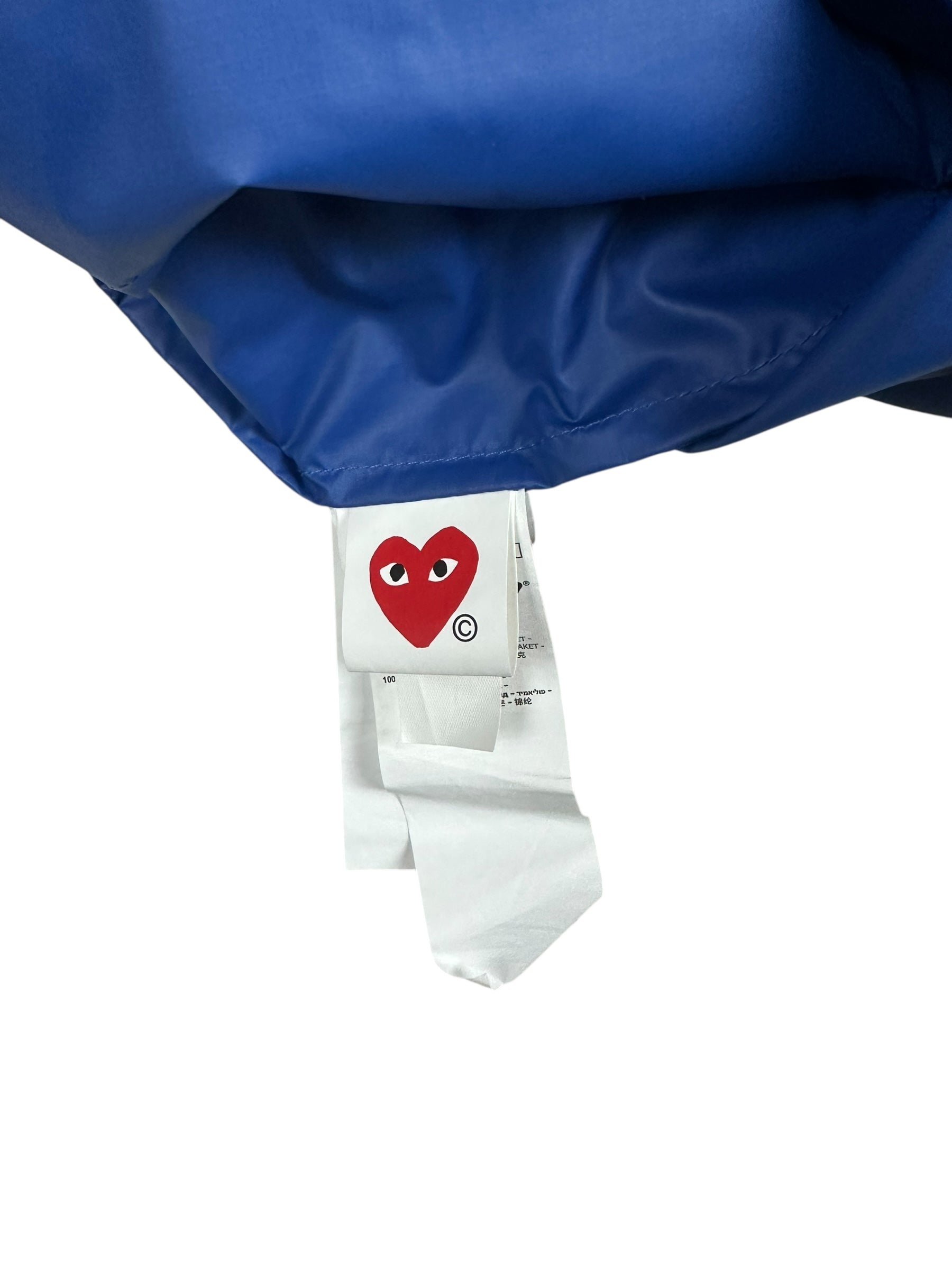 Veste K-Way x Comme Des Garçons bleu taille XS - Détail