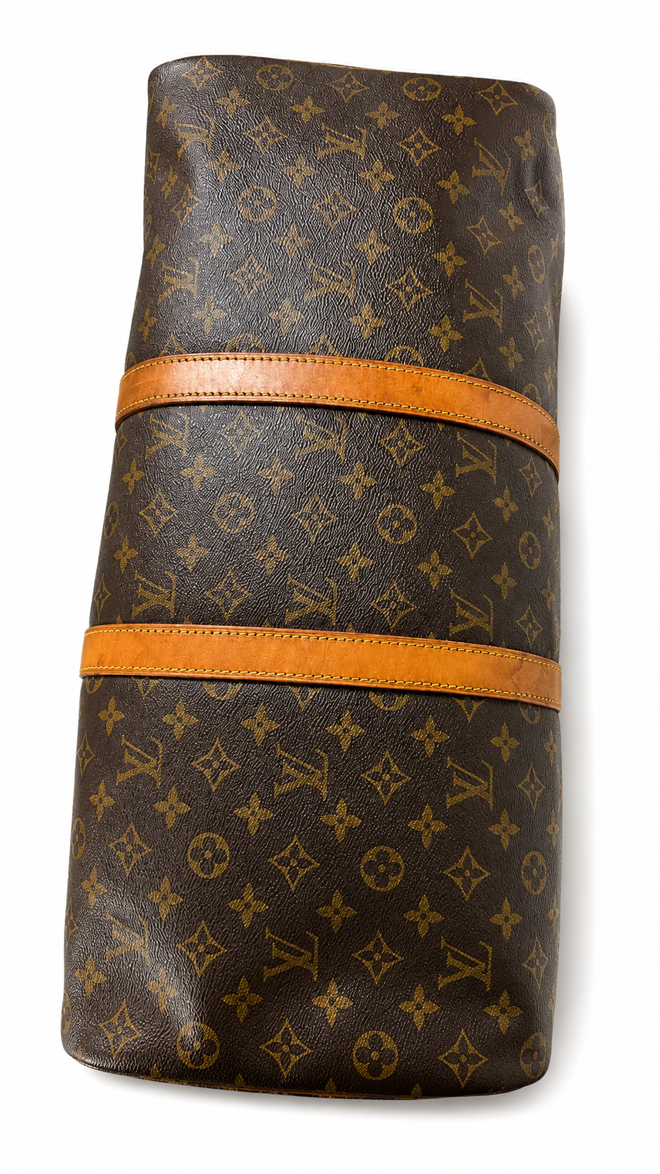 Sac Louis Vuitton Keepall 50 toile Monogram marron, code date VI872 — vue 7