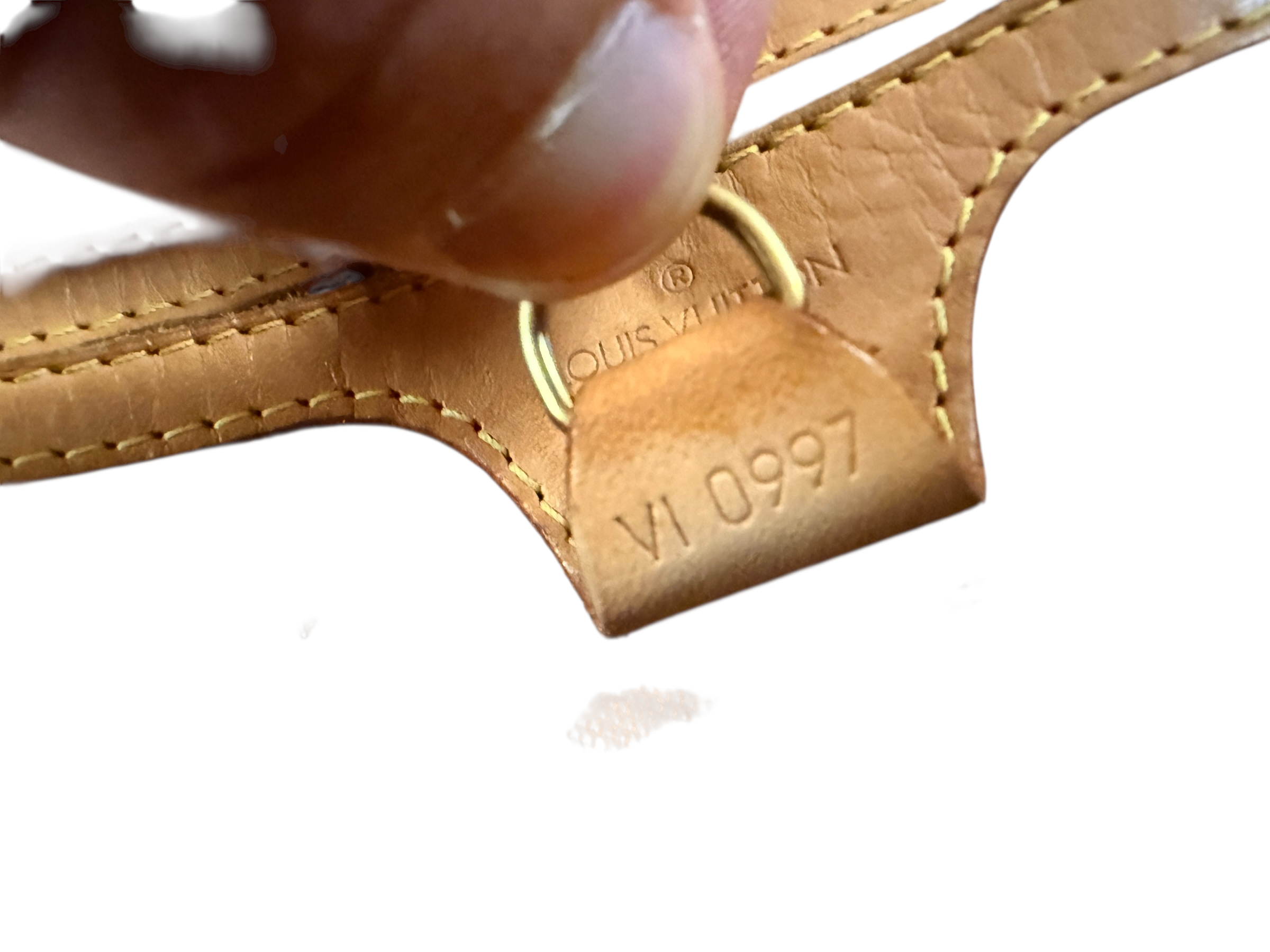 Sac Louis Vuitton marron taille 30 - Vue 9
