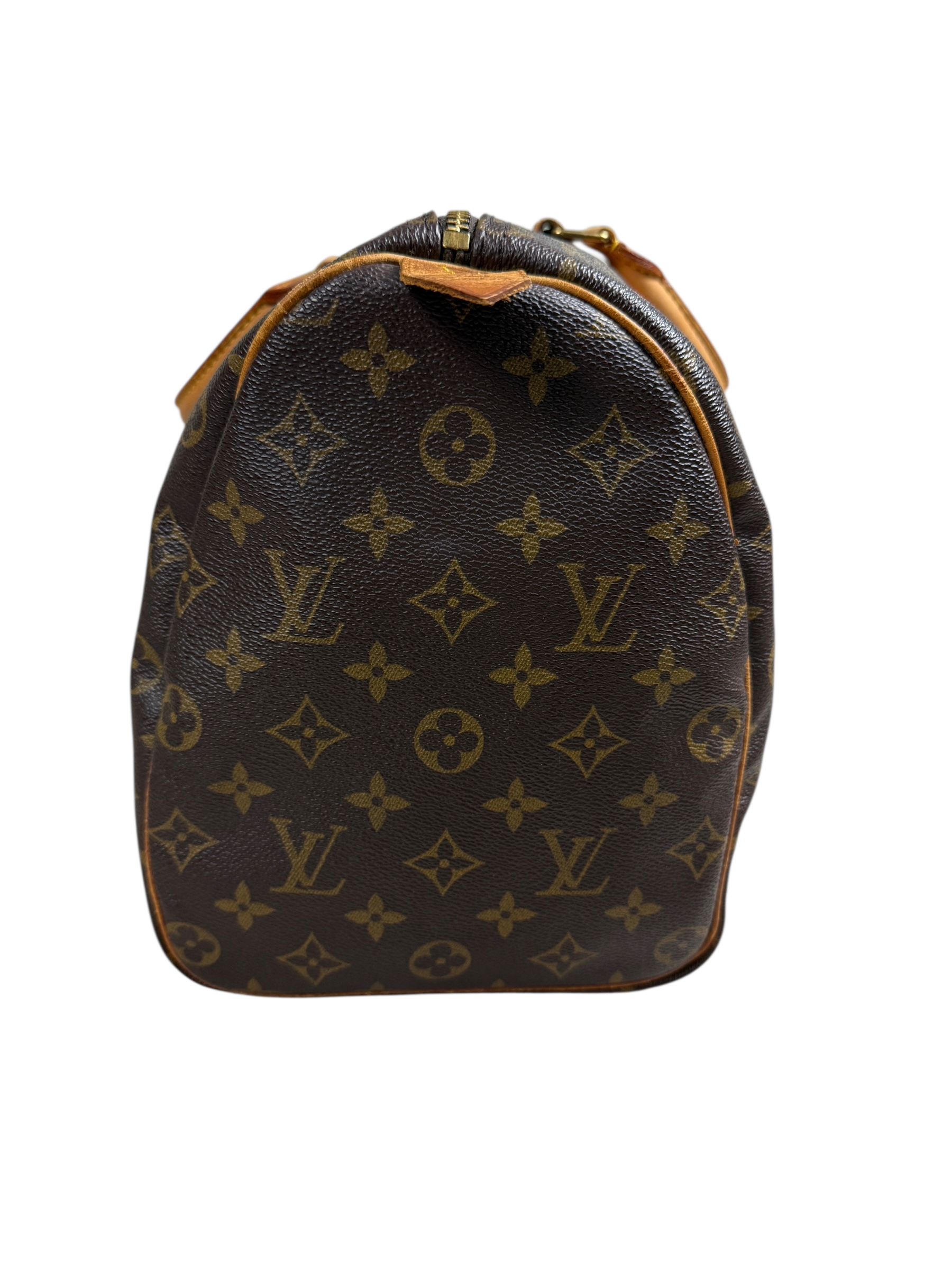 Sac Louis Vuitton marron taille 35 - Logo et étiquette