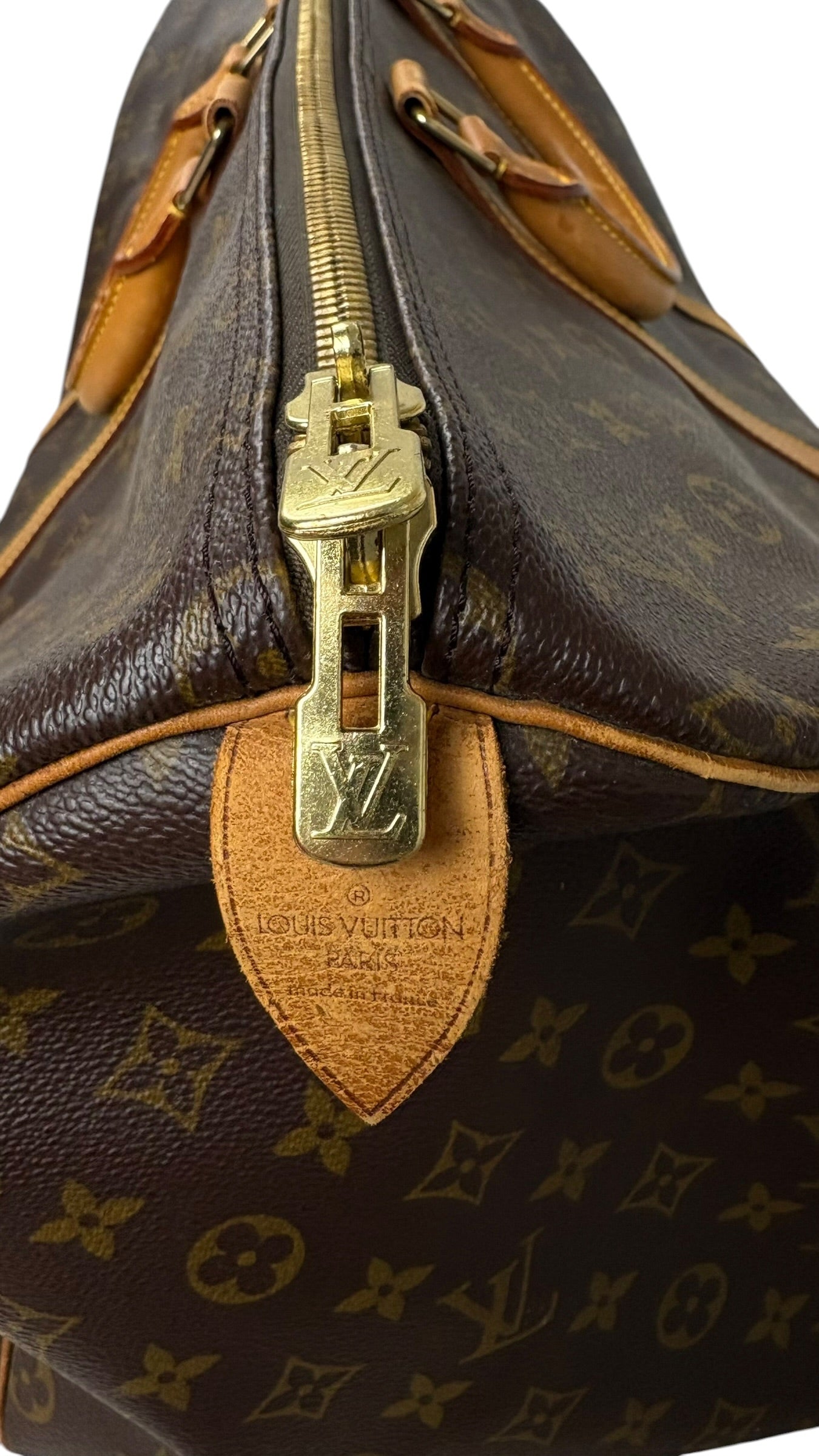 Sac Louis Vuitton marron taille 55 - Détail