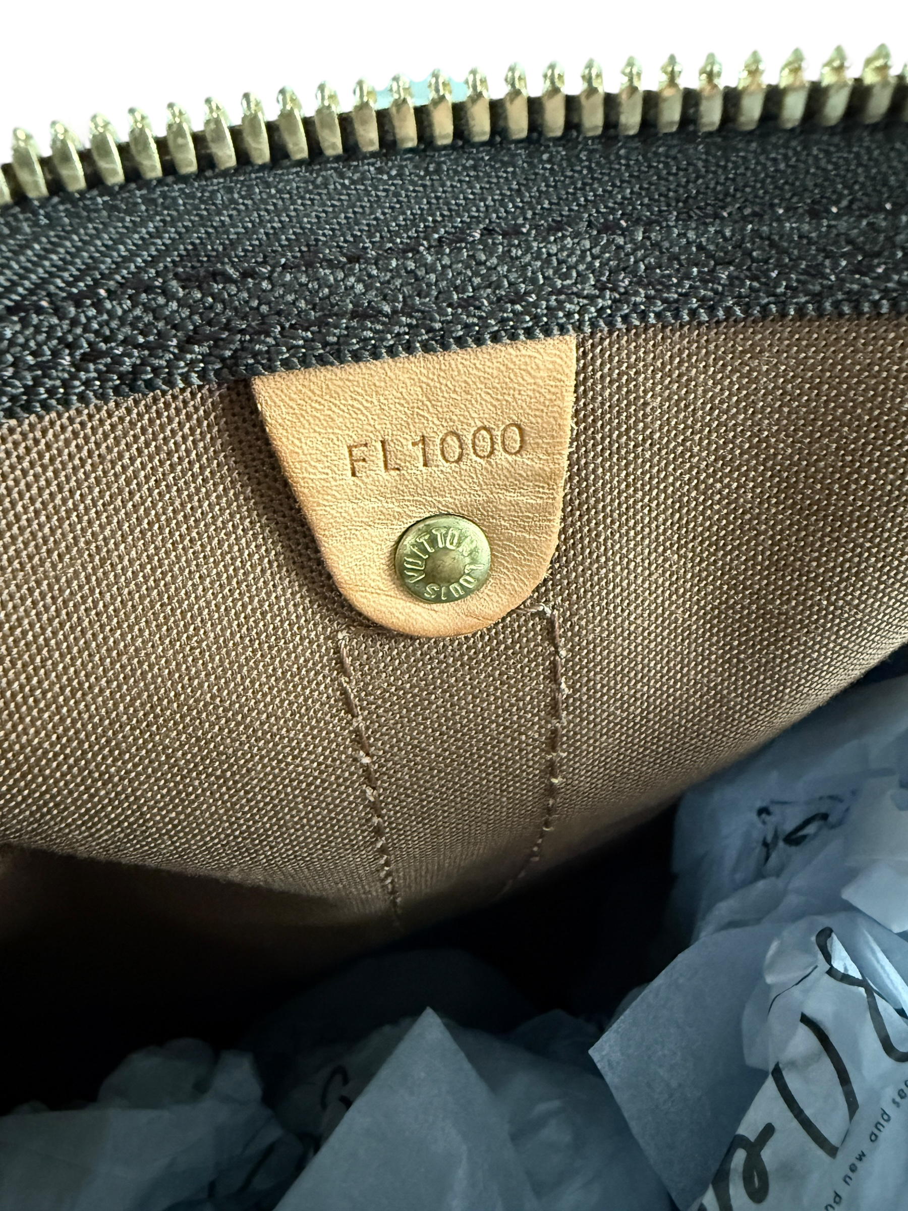 Sac Louis Vuitton marron taille 60 - Vue 8