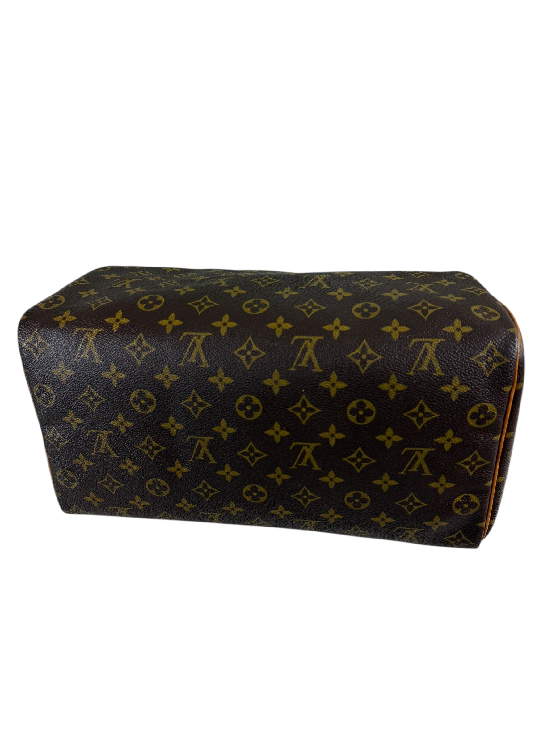 Sac Louis Vuitton marron taille Moyenne - Logo et étiquette