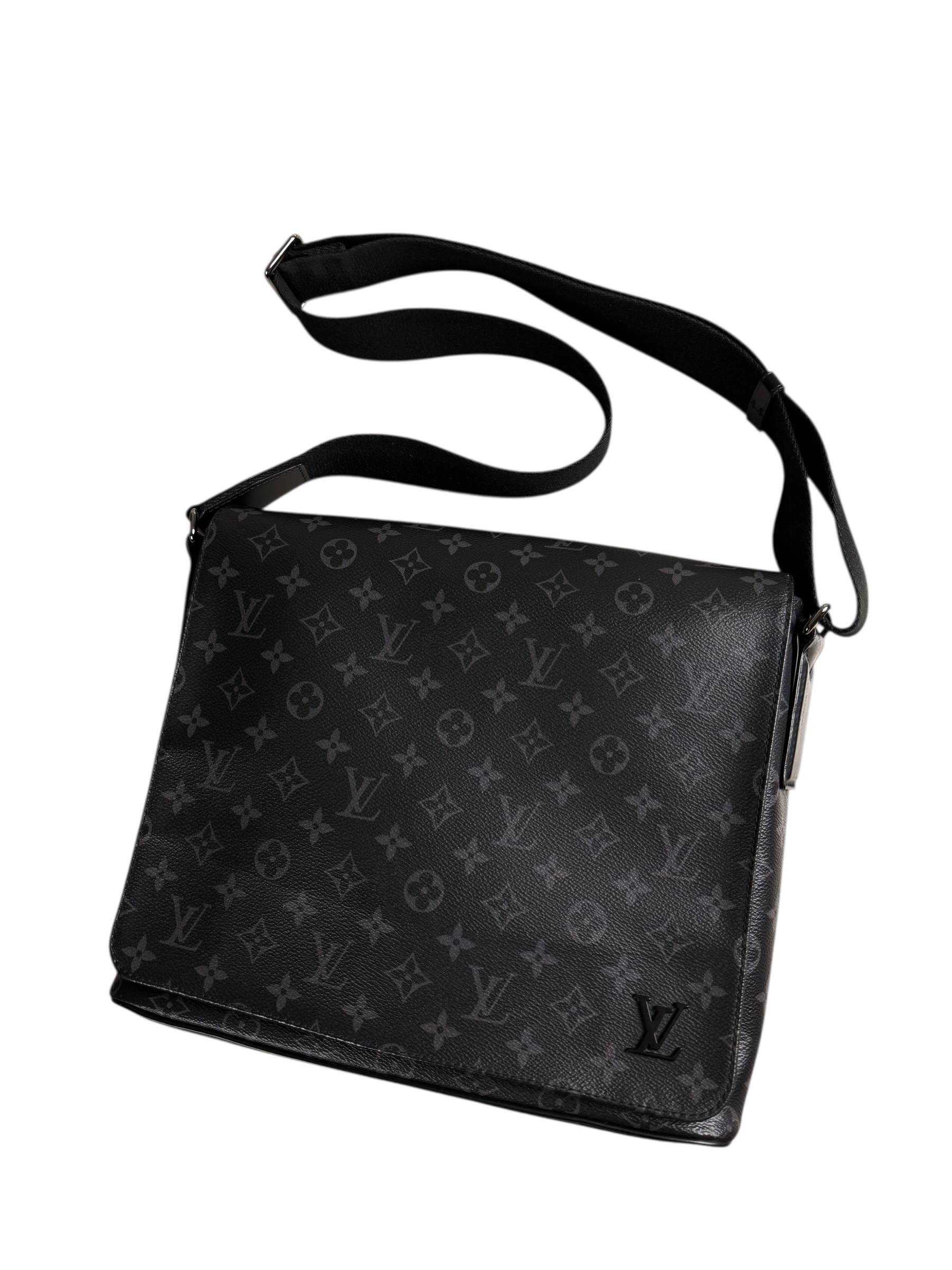 Sacoche Louis Vuitton noir taille Grand Modèle - Vue de dos