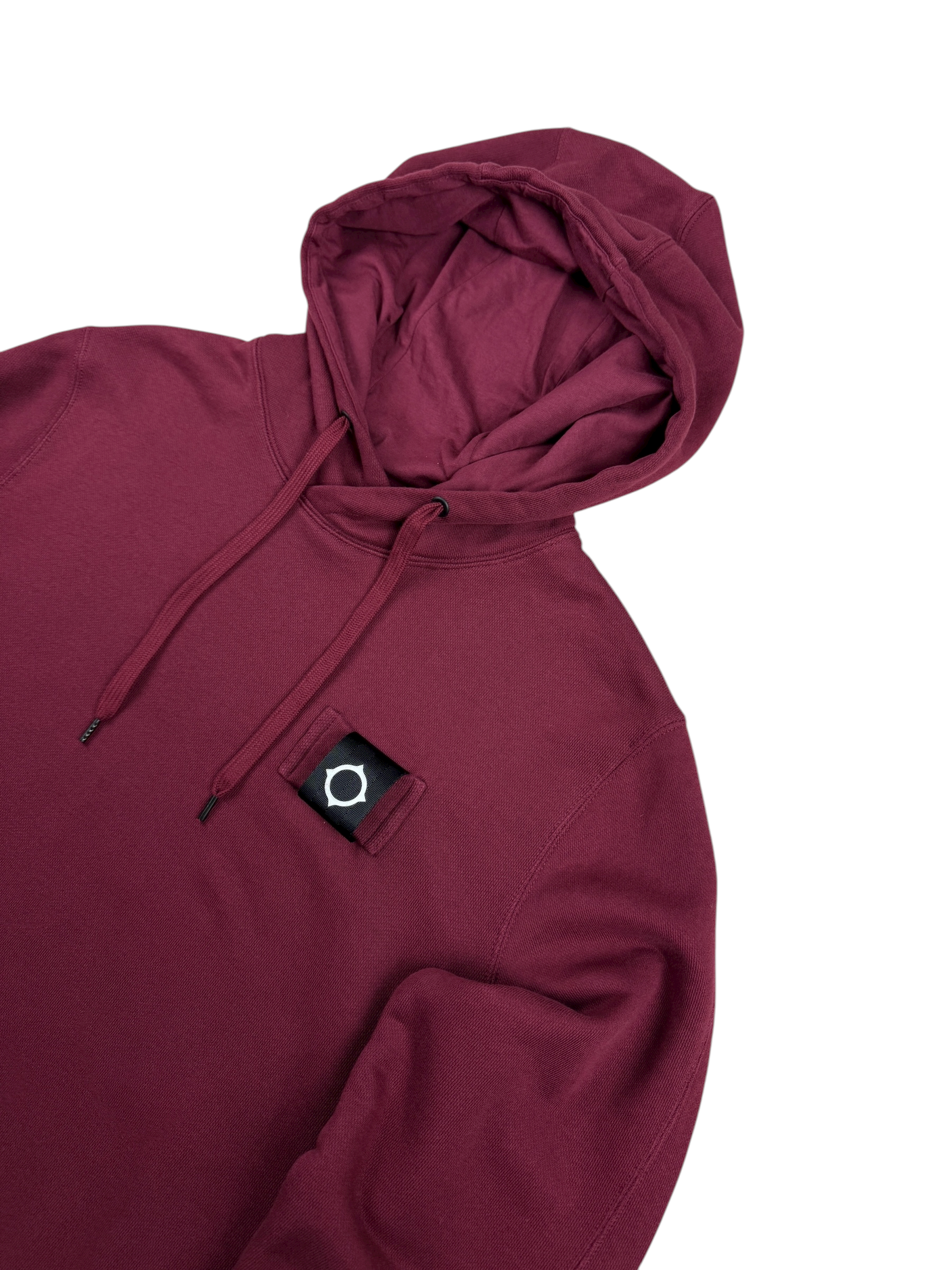 Hoodie Ma.Strum bordeaux taille S - Vue de dos