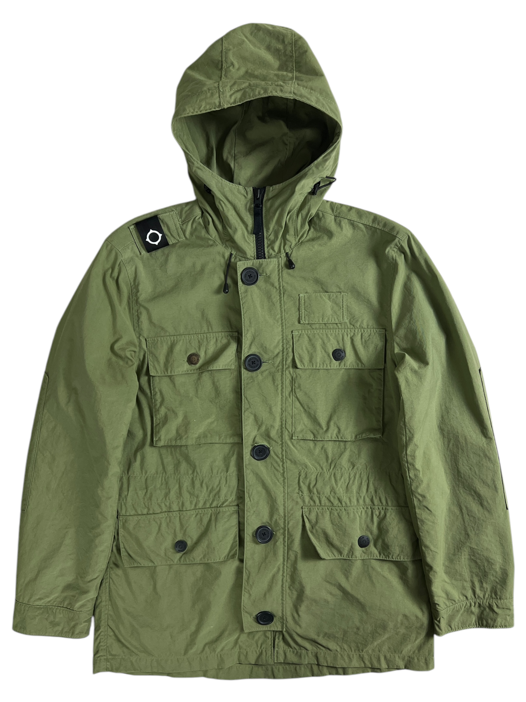 Parka Ma.Strum kaki taille M - Vue de face