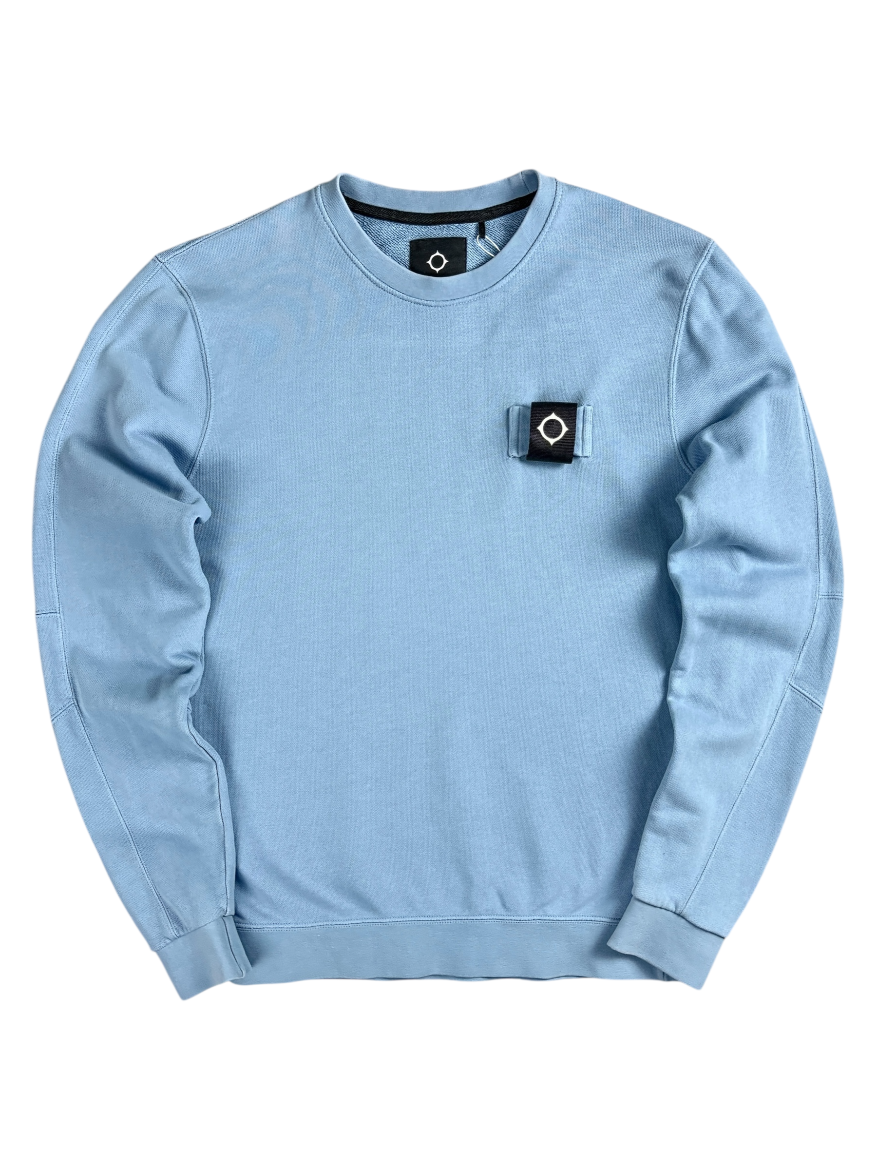 Pull Ma.Strum bleu taille XS - Vue de face