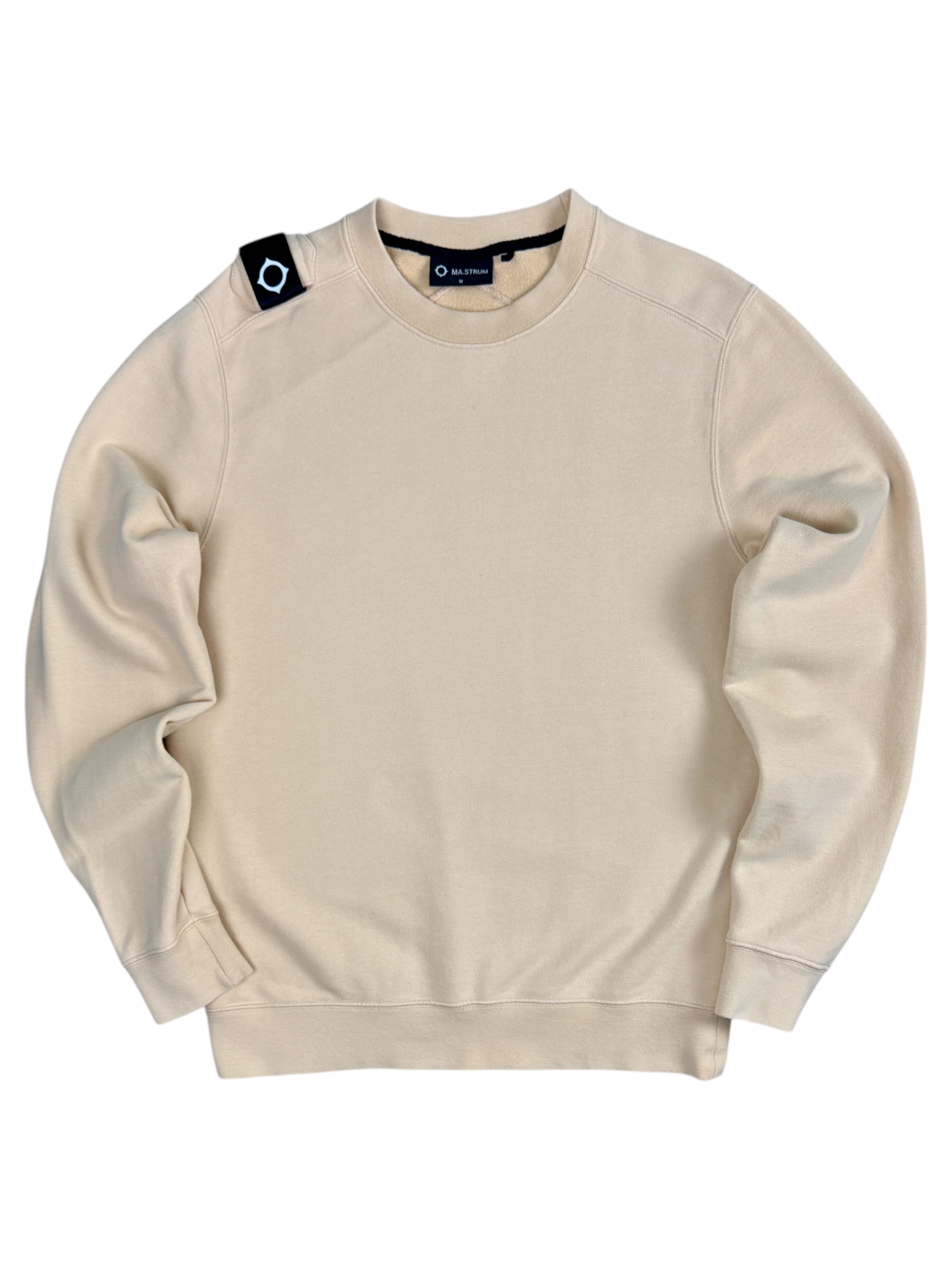 Pull Ma.Strum crème taille M - Vue de face