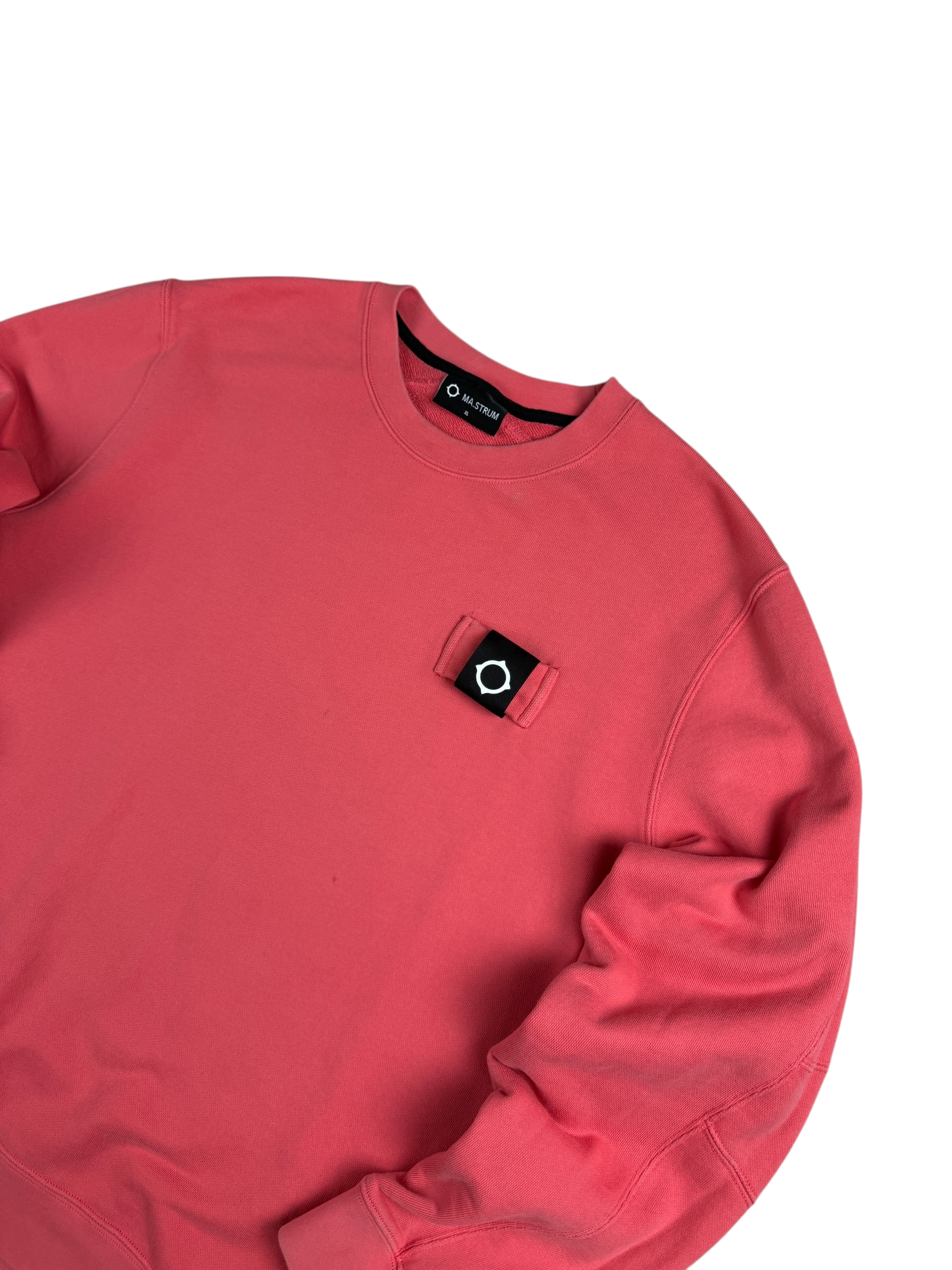 Pull Ma.Strum saumon taille XL - Vue de dos