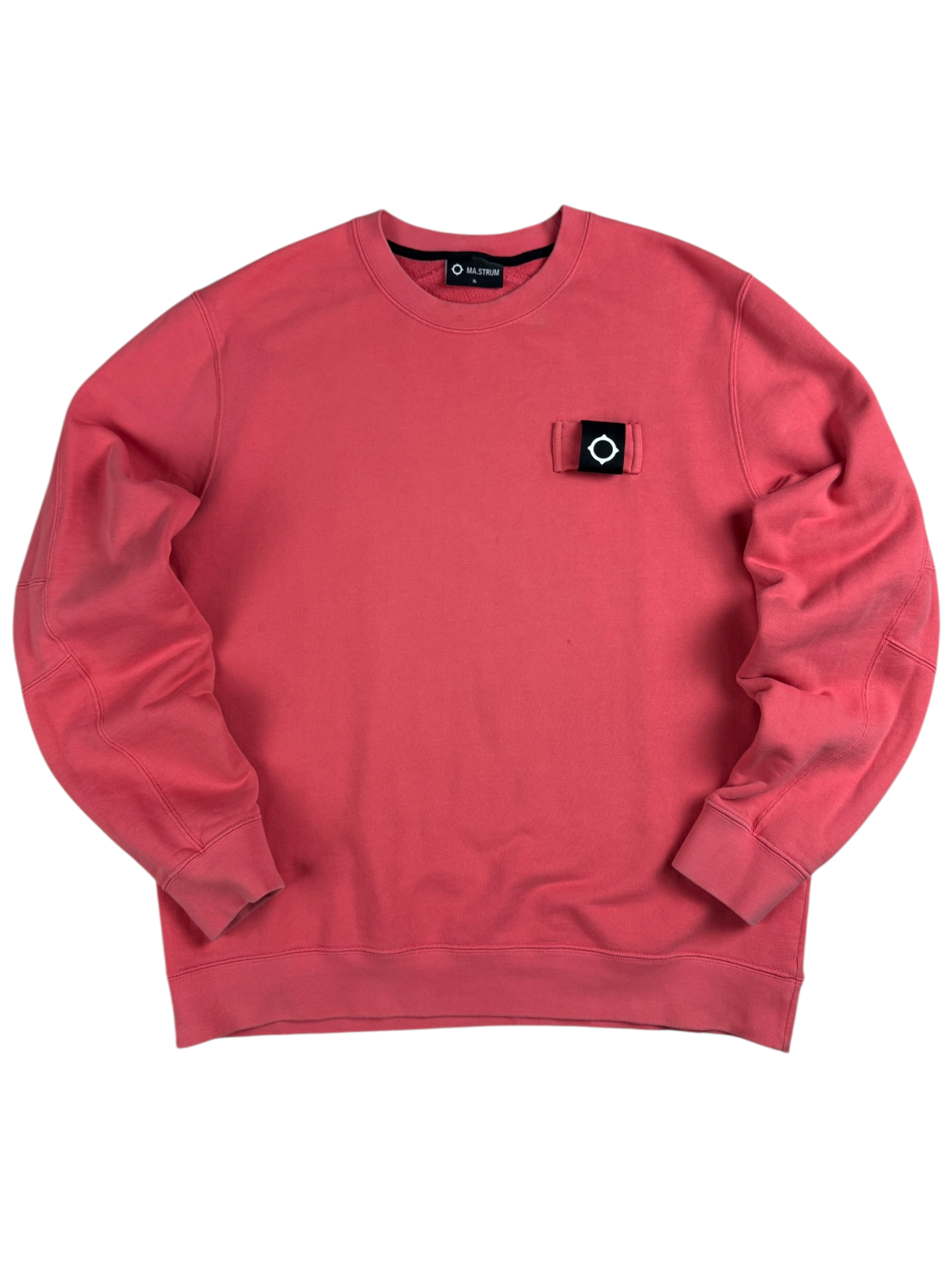 Pull Ma.Strum saumon taille XL - Vue de face