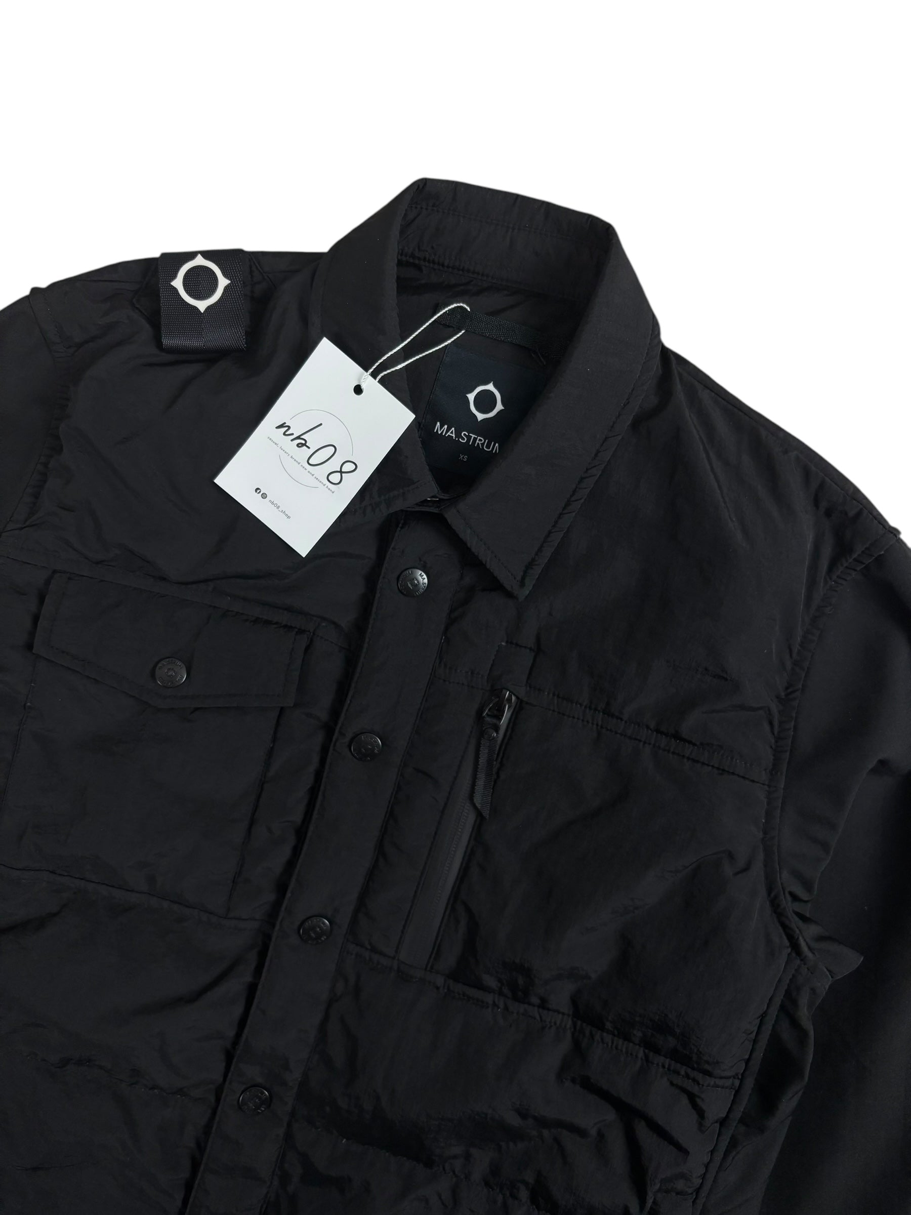 Veste Ma.Strum noir taille XS - Détail