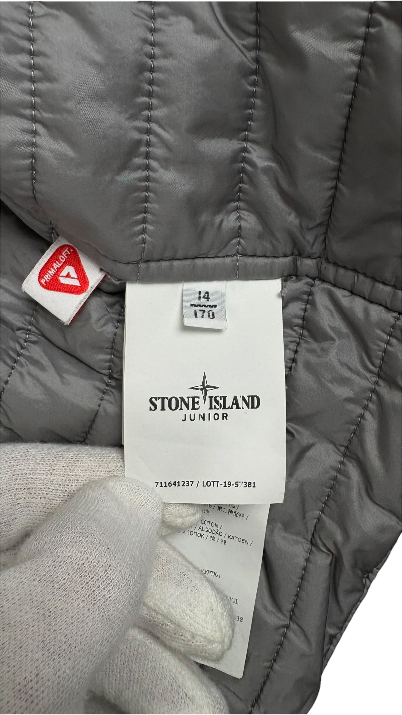 Manteau Stone Island Junior noir taille 14 ans - vue 4/4