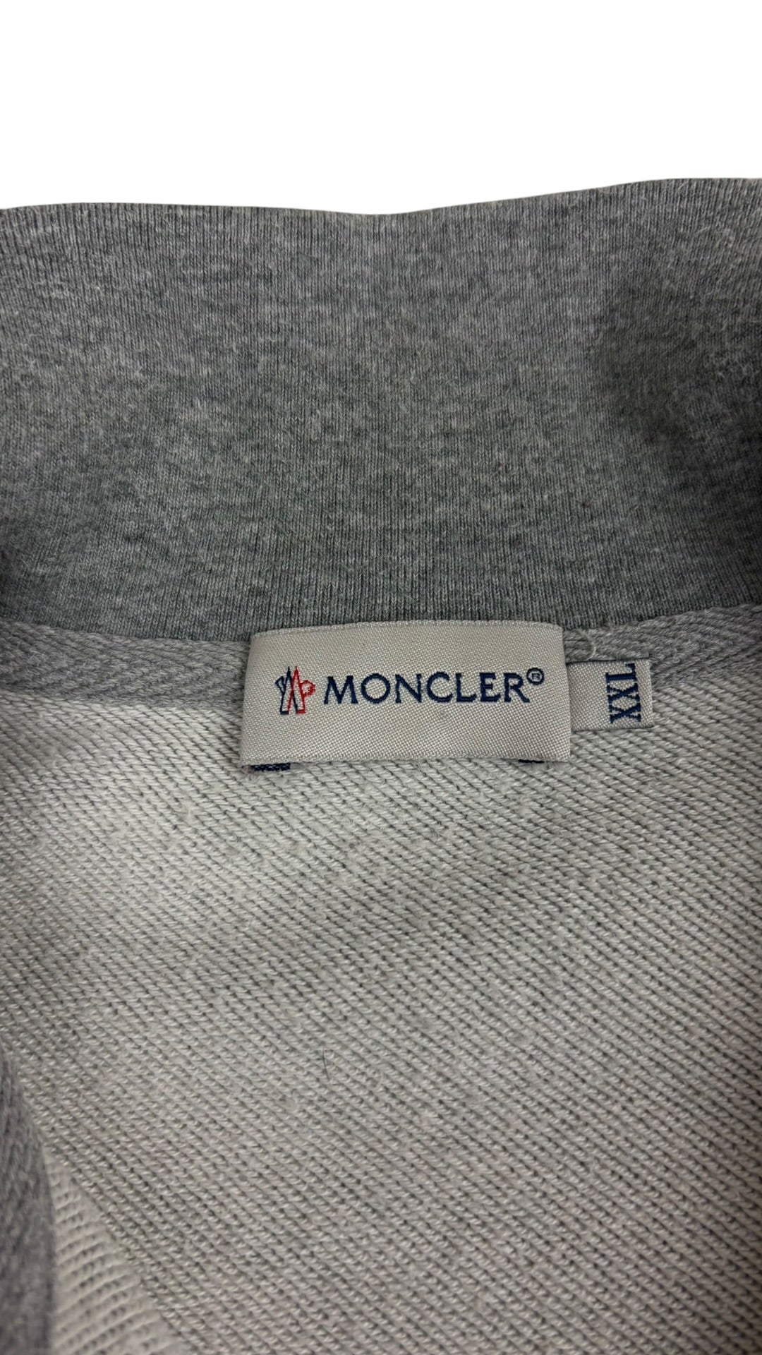 Cardigan Moncler gris taille XXL - Détail