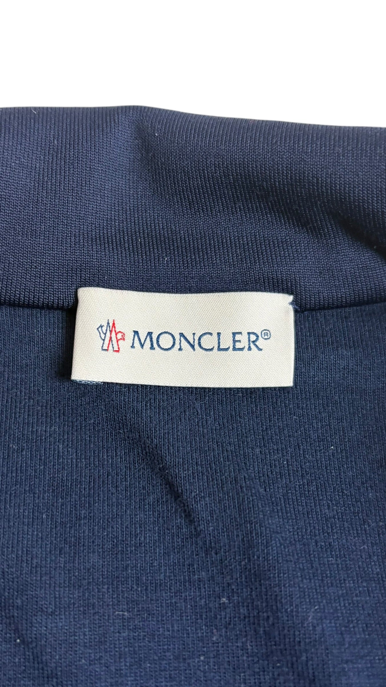 Cardigan Moncler marine taille M - Détail