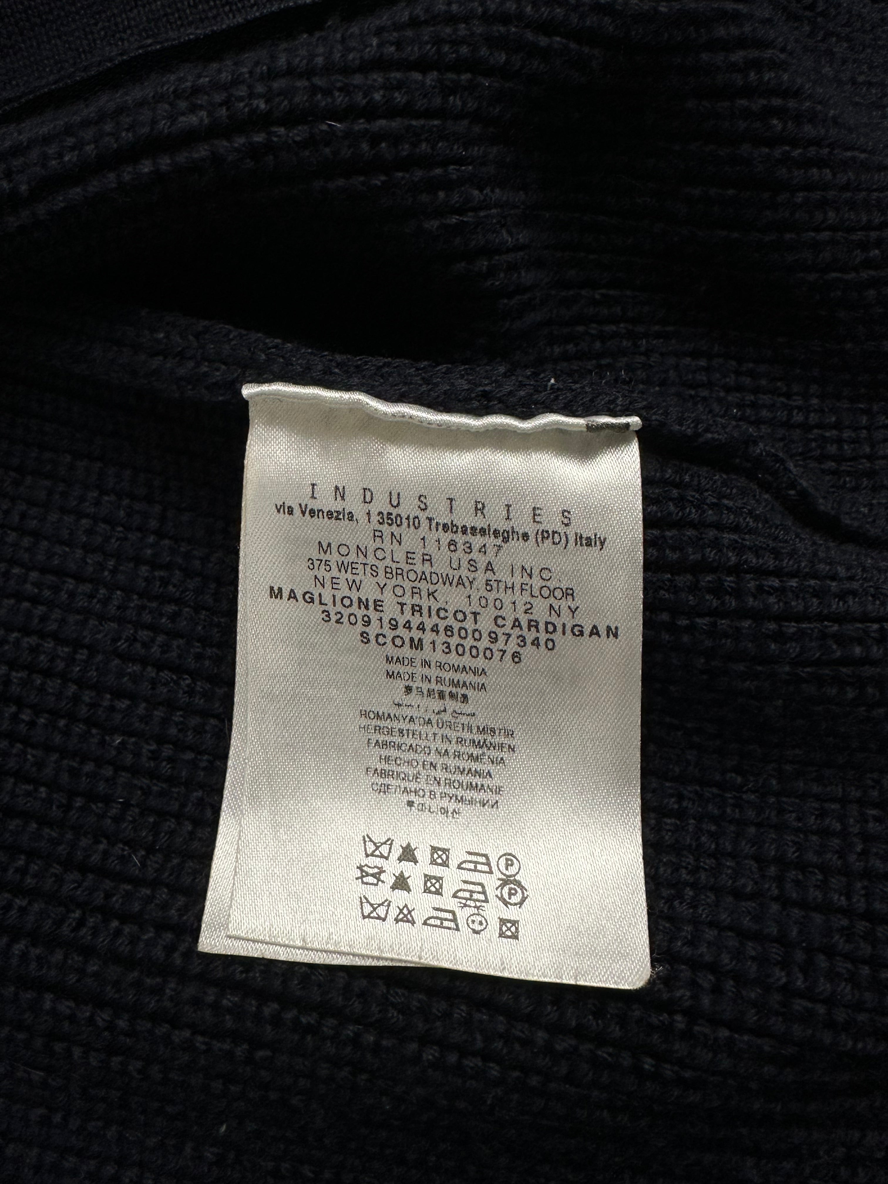 Cardigan Moncler marine taille M - Détail