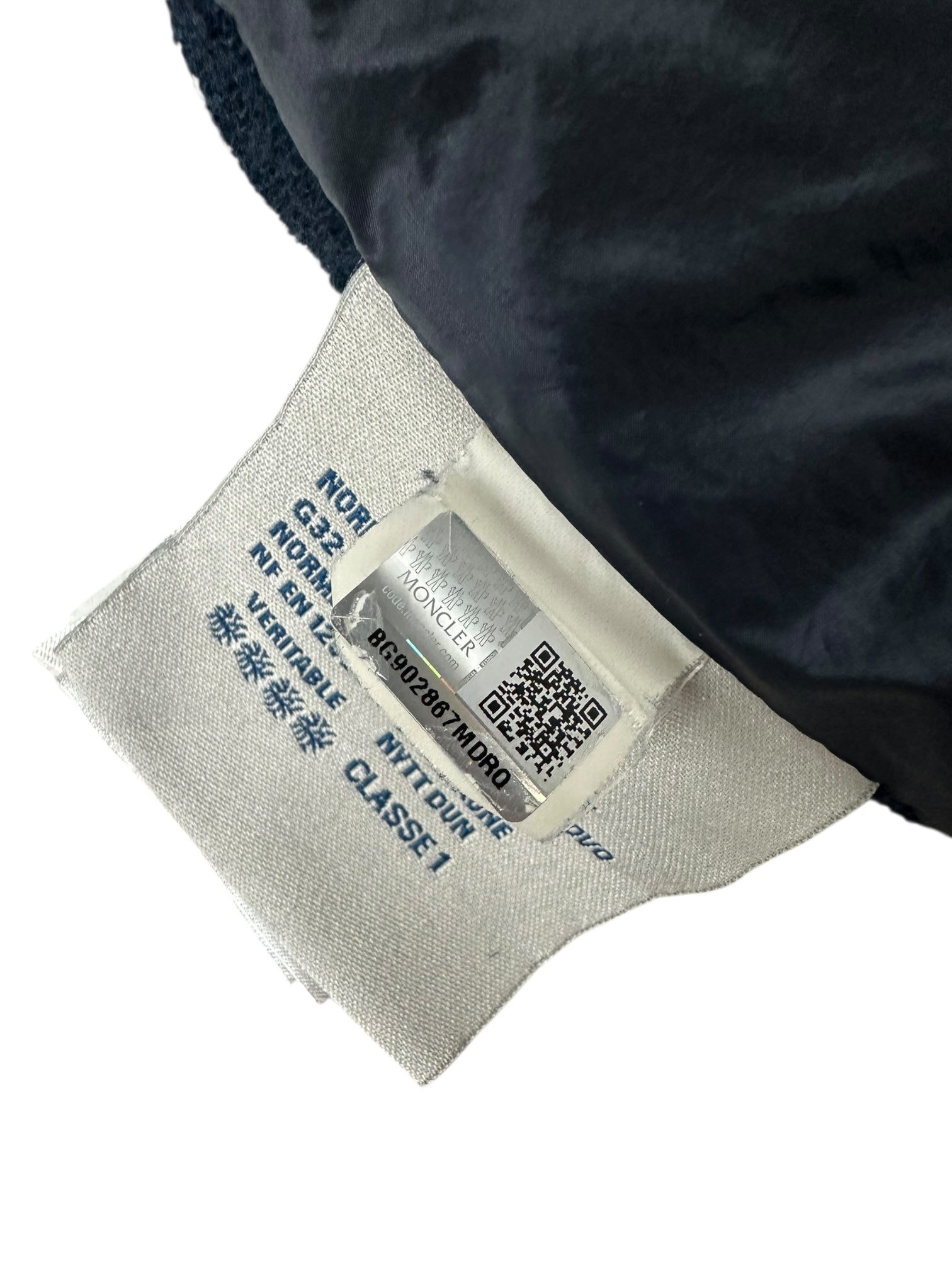 Cardigan Moncler marine taille S - Détail