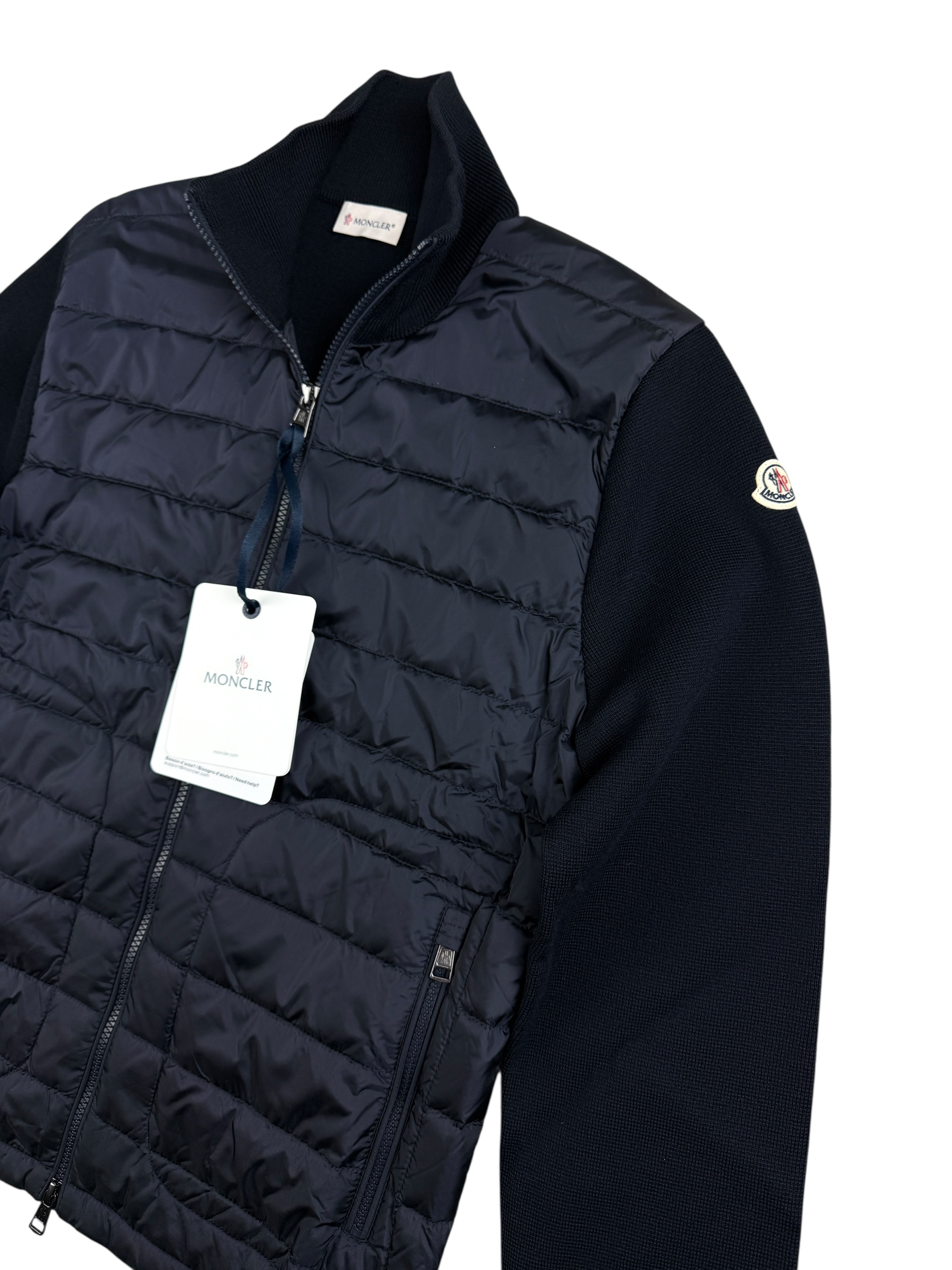 Cardigan Moncler marine taille S - Vue de dos