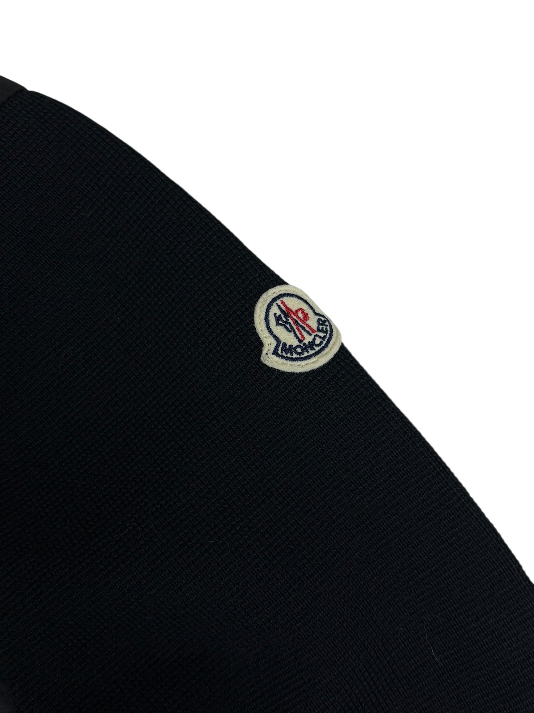 Cardigan Moncler noir taille L - Détail