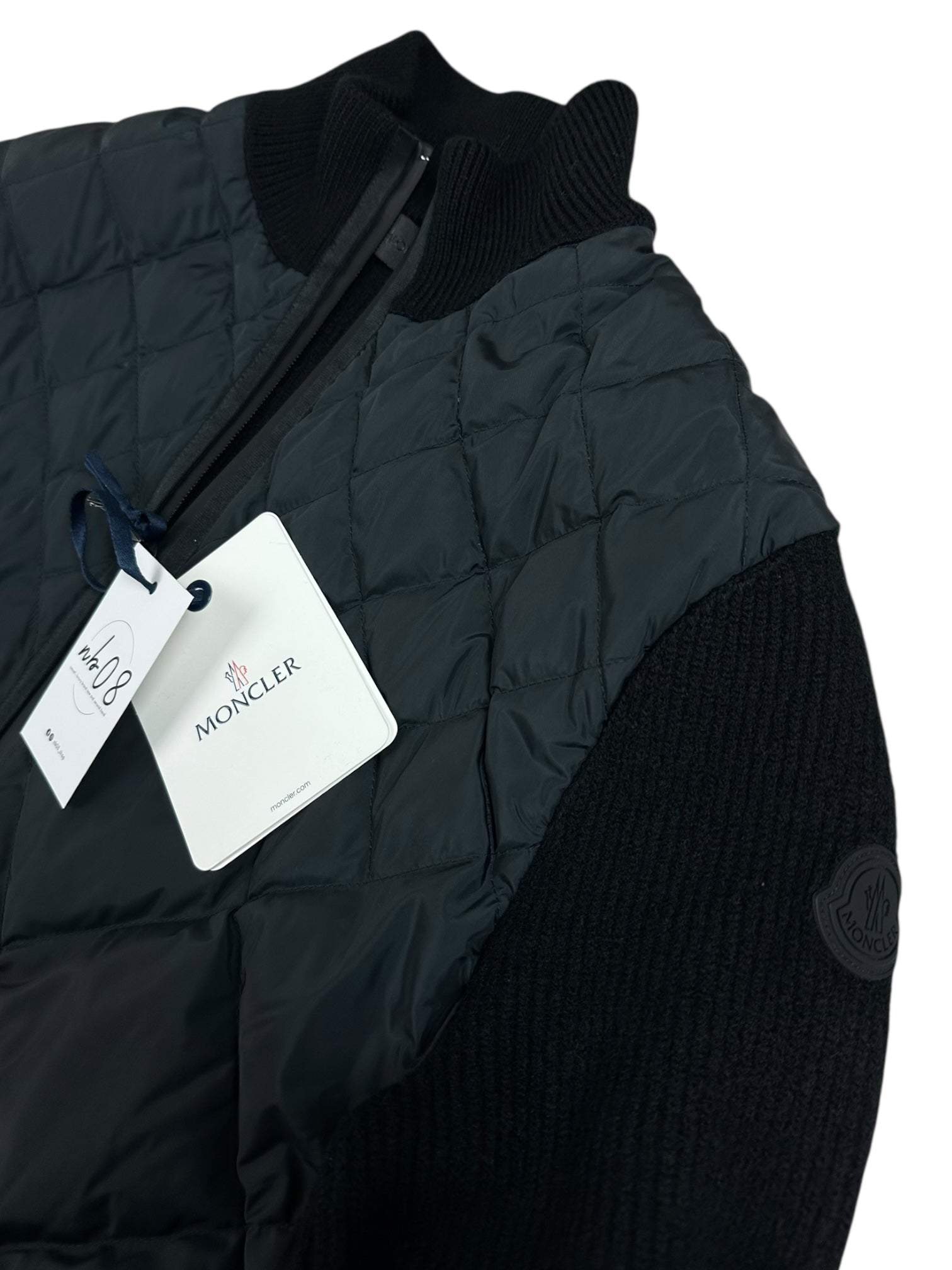 Cardigan Moncler noir taille L - Vue de dos