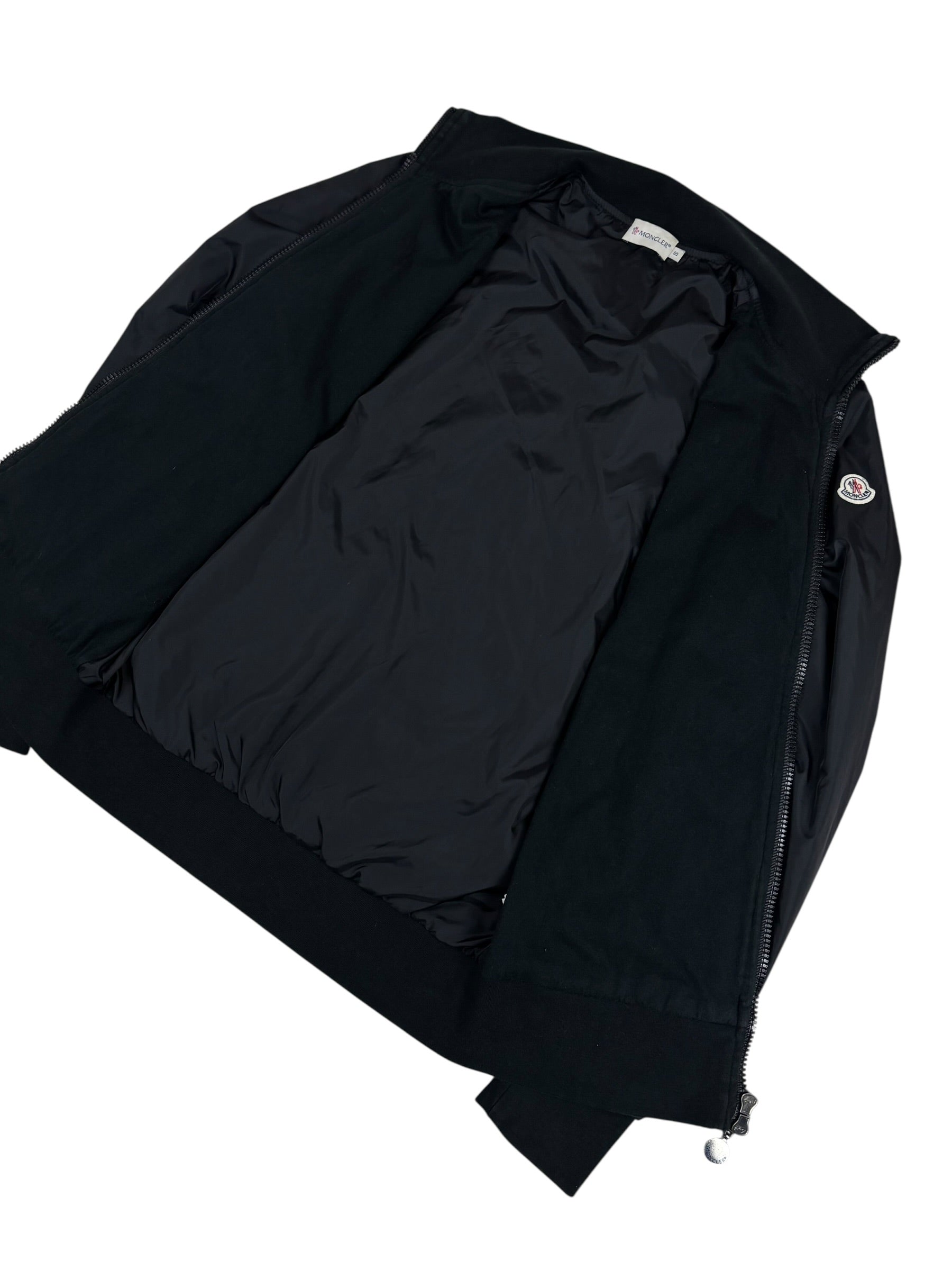 Cardigan Moncler noir taille S - Logo et étiquette