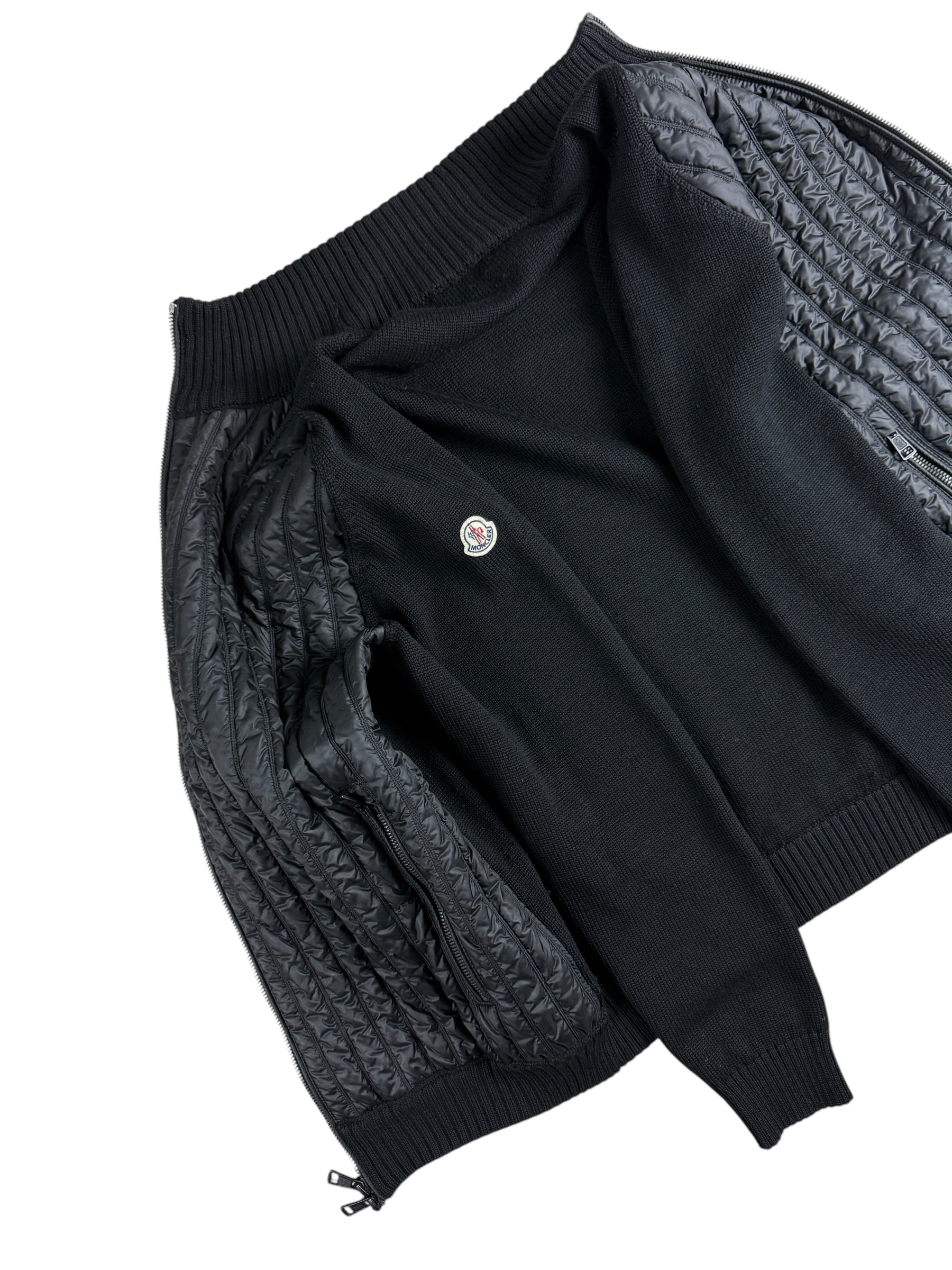 Cardigan Moncler noir taille S - Vue de dos