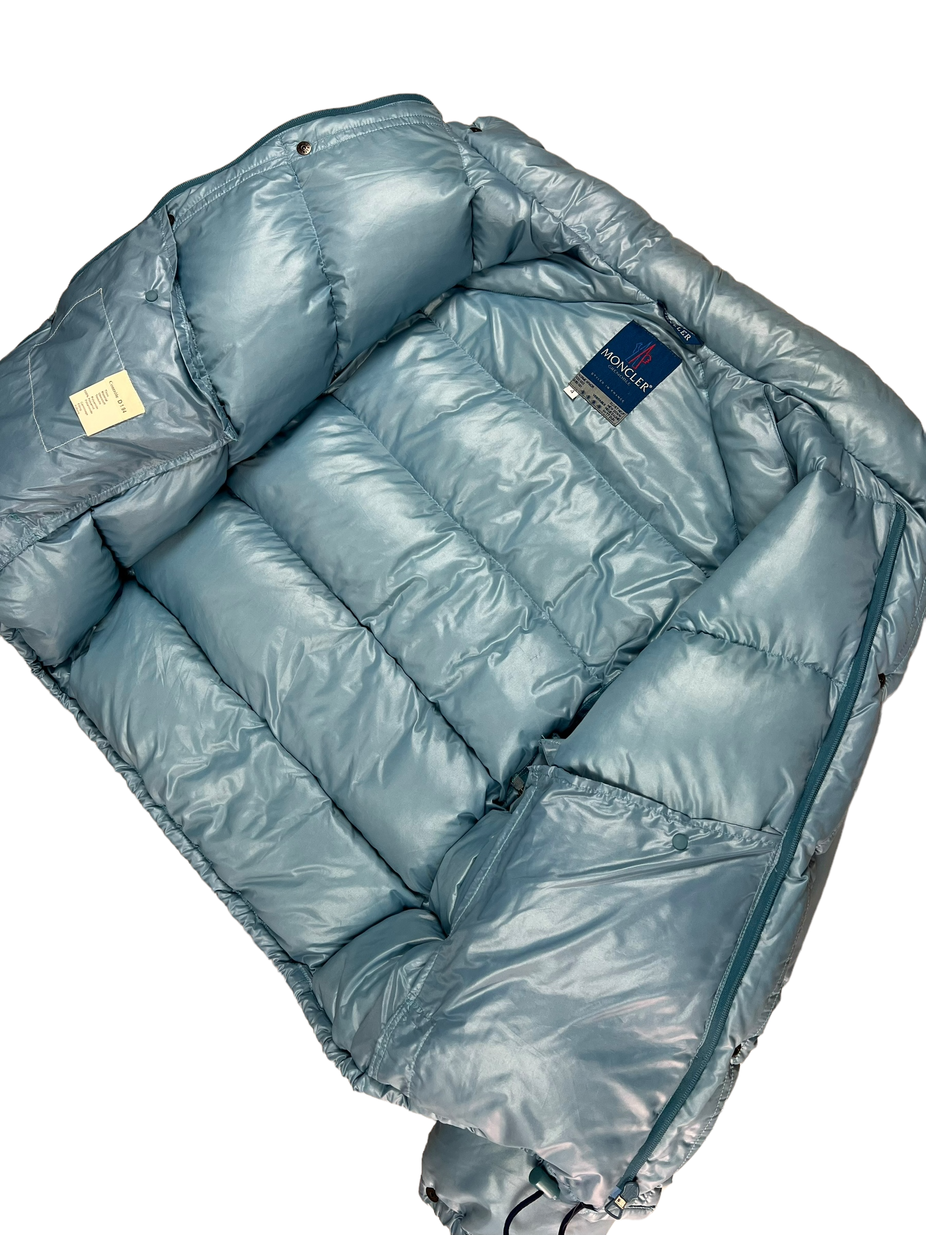 Doudoune Moncler bleu taille XL - Vue 6
