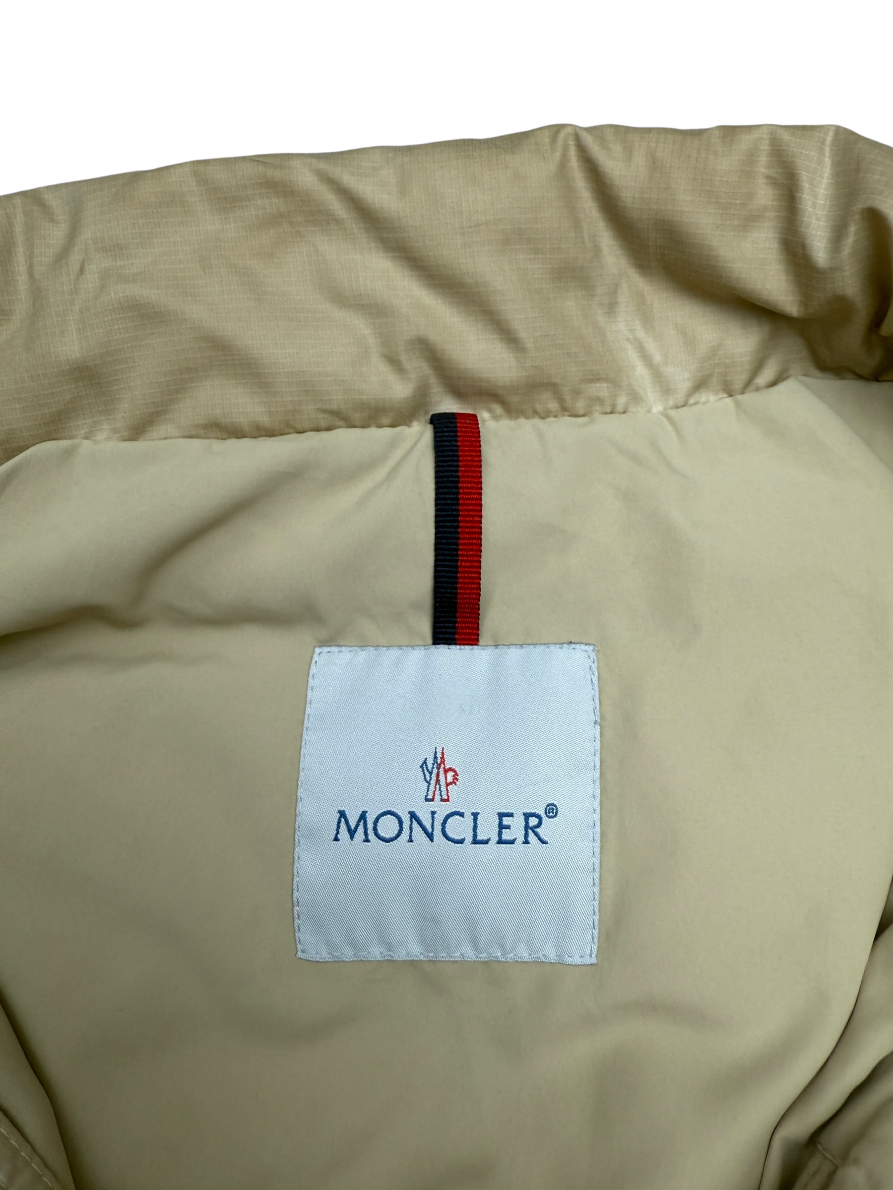 Doudoune Moncler crème taille 5 - Vue côté
