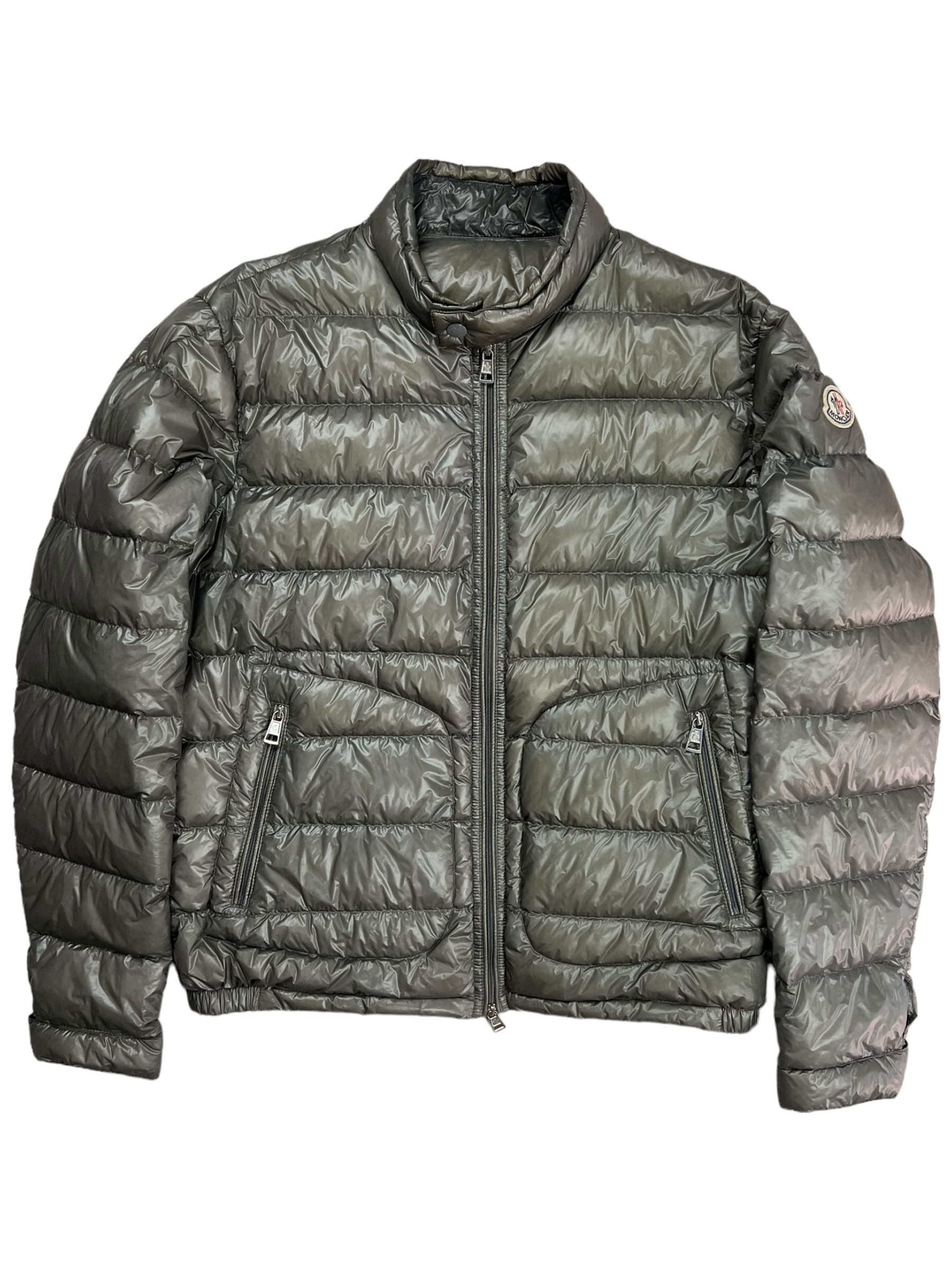 Doudoune Moncler kaki taille S - Vue de face