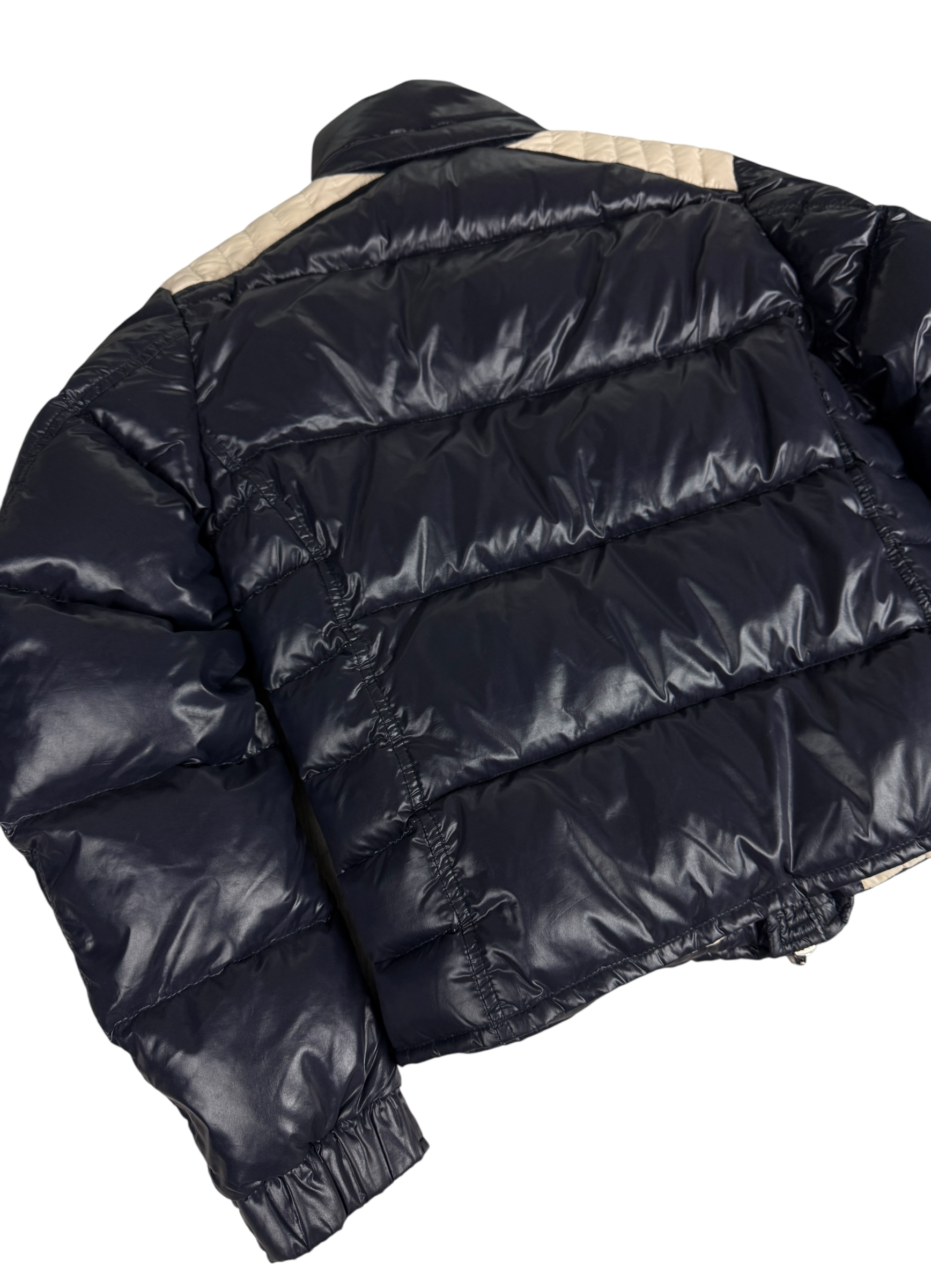 Doudoune Moncler marine taille 2 - Détail
