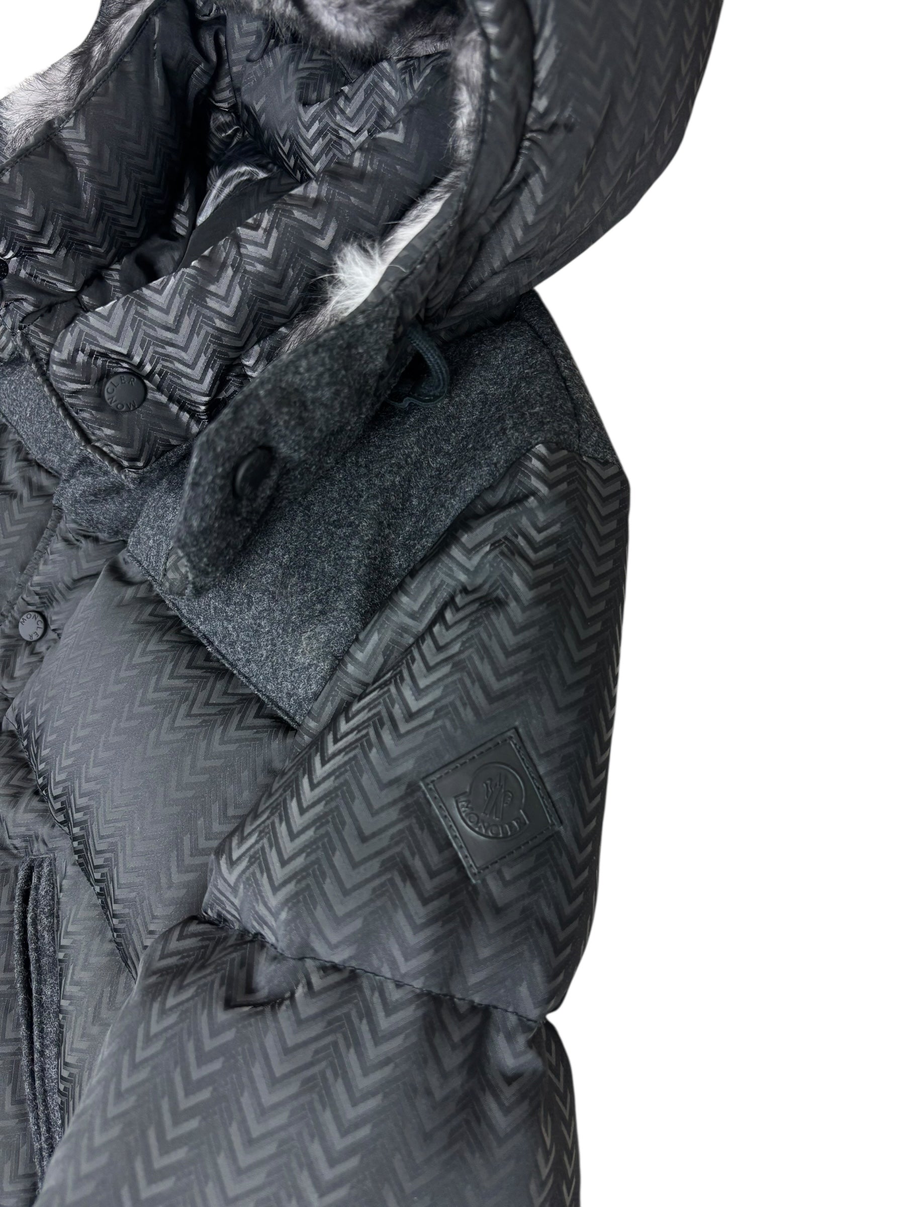 Doudoune Moncler noir taille 3 - Vue de dos