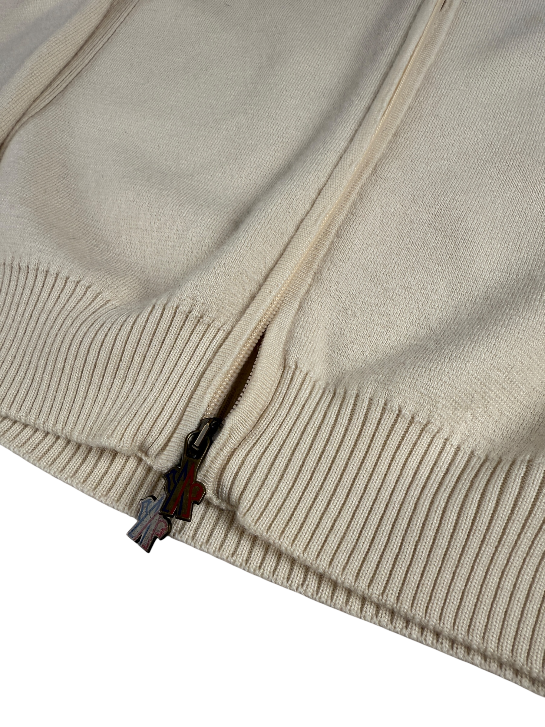 Gilet Moncler crème taille M - Détail