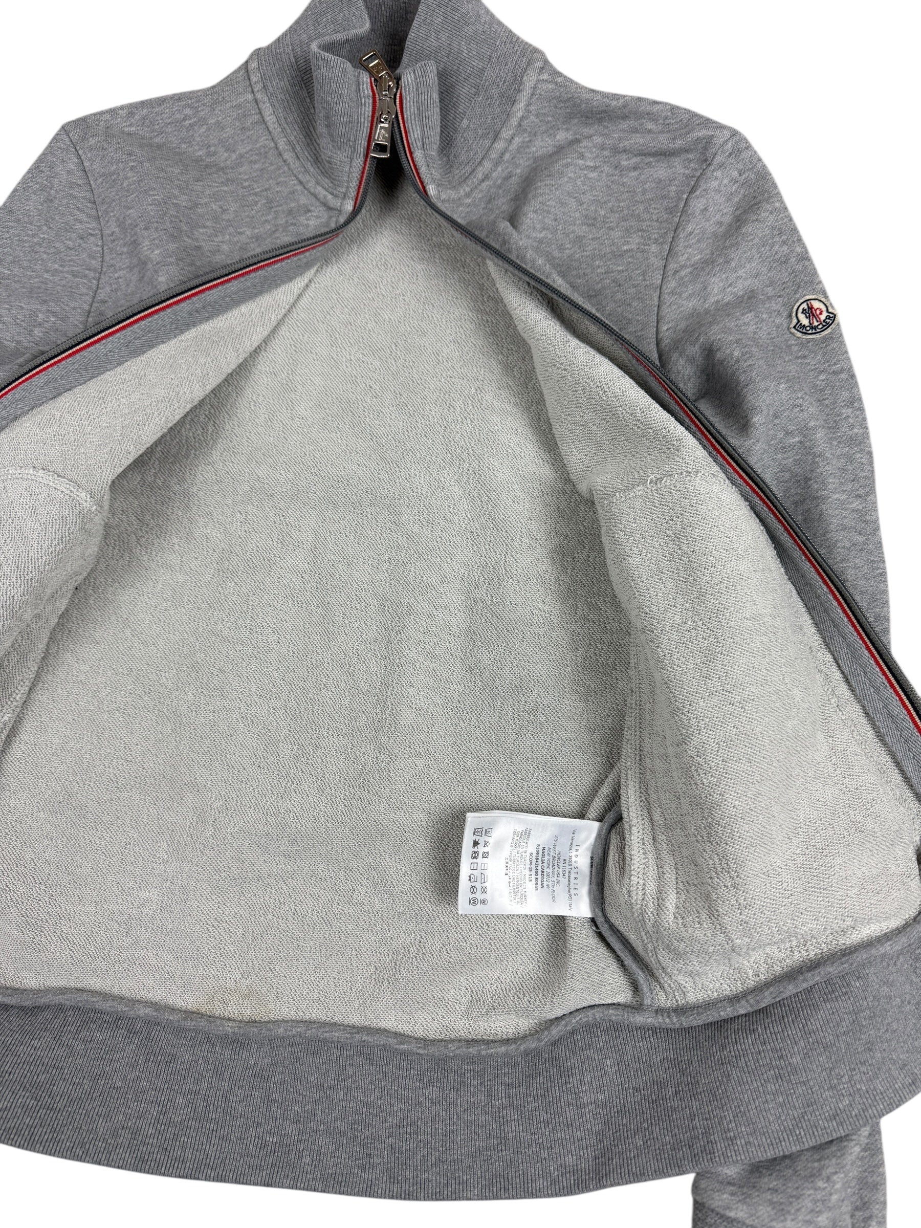 Gilet Moncler gris taille S - Détail