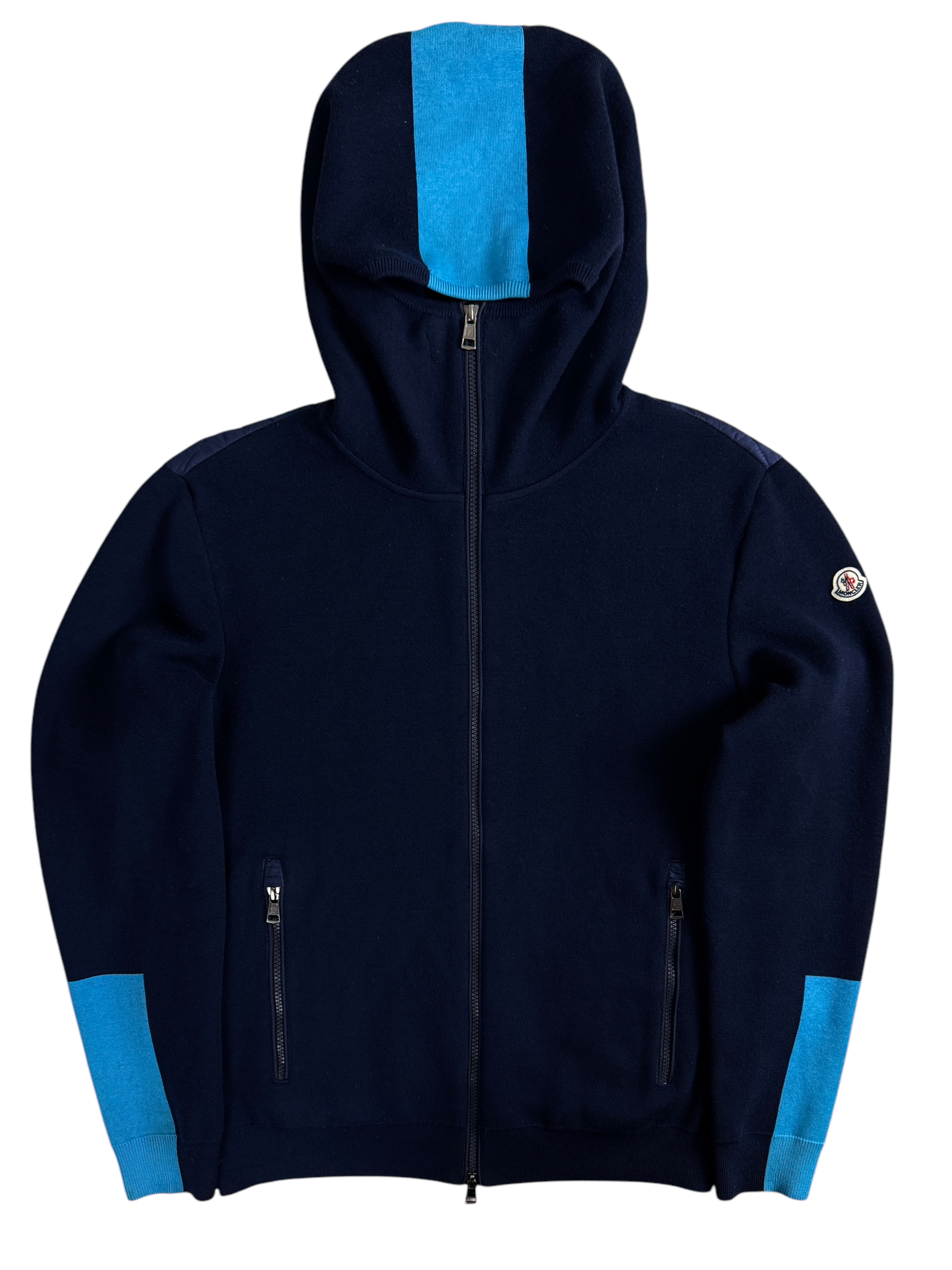 Gilet Moncler marine taille XL - Vue de face