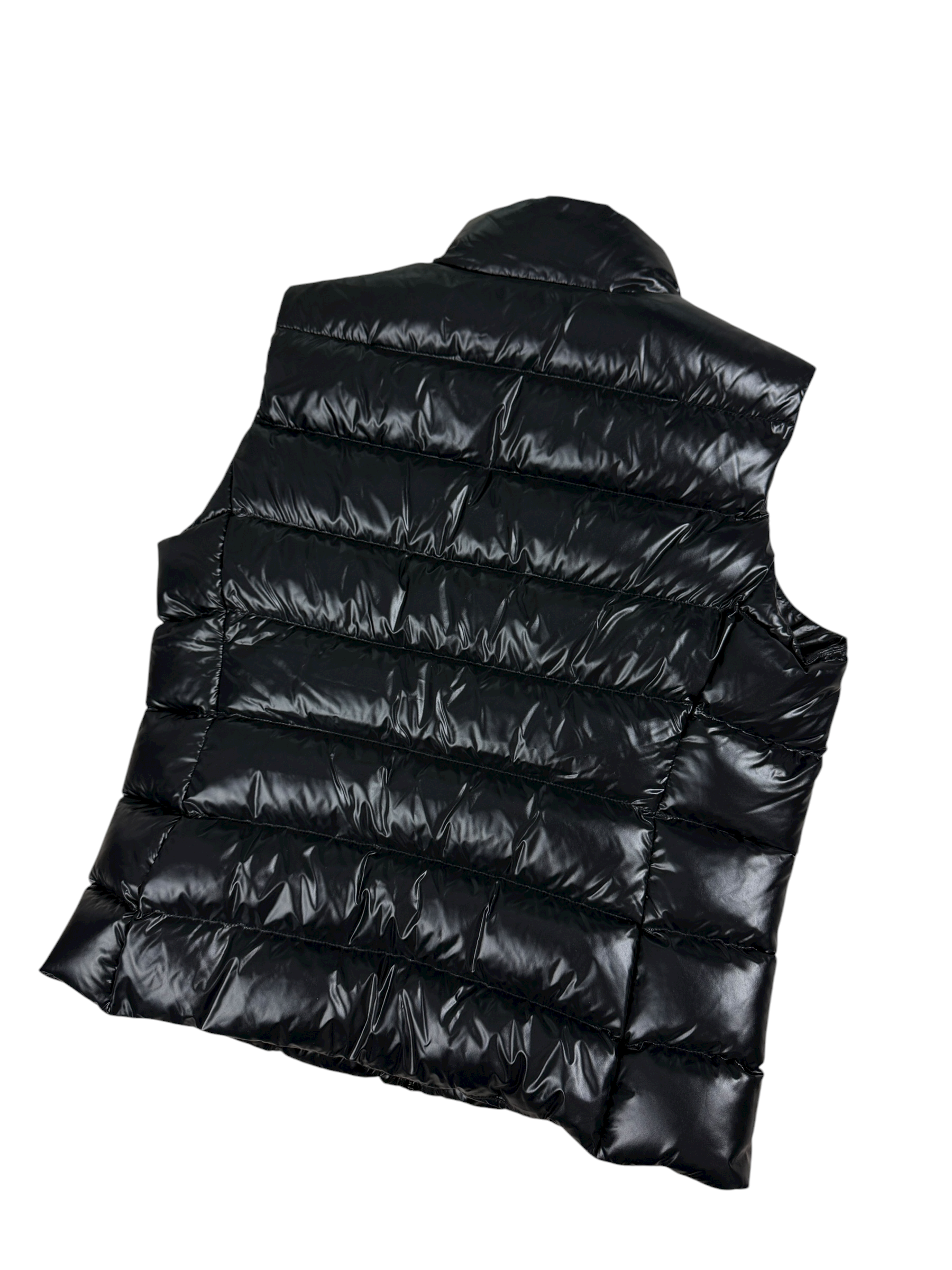 Gilet Moncler noir taille 5 - Logo et étiquette