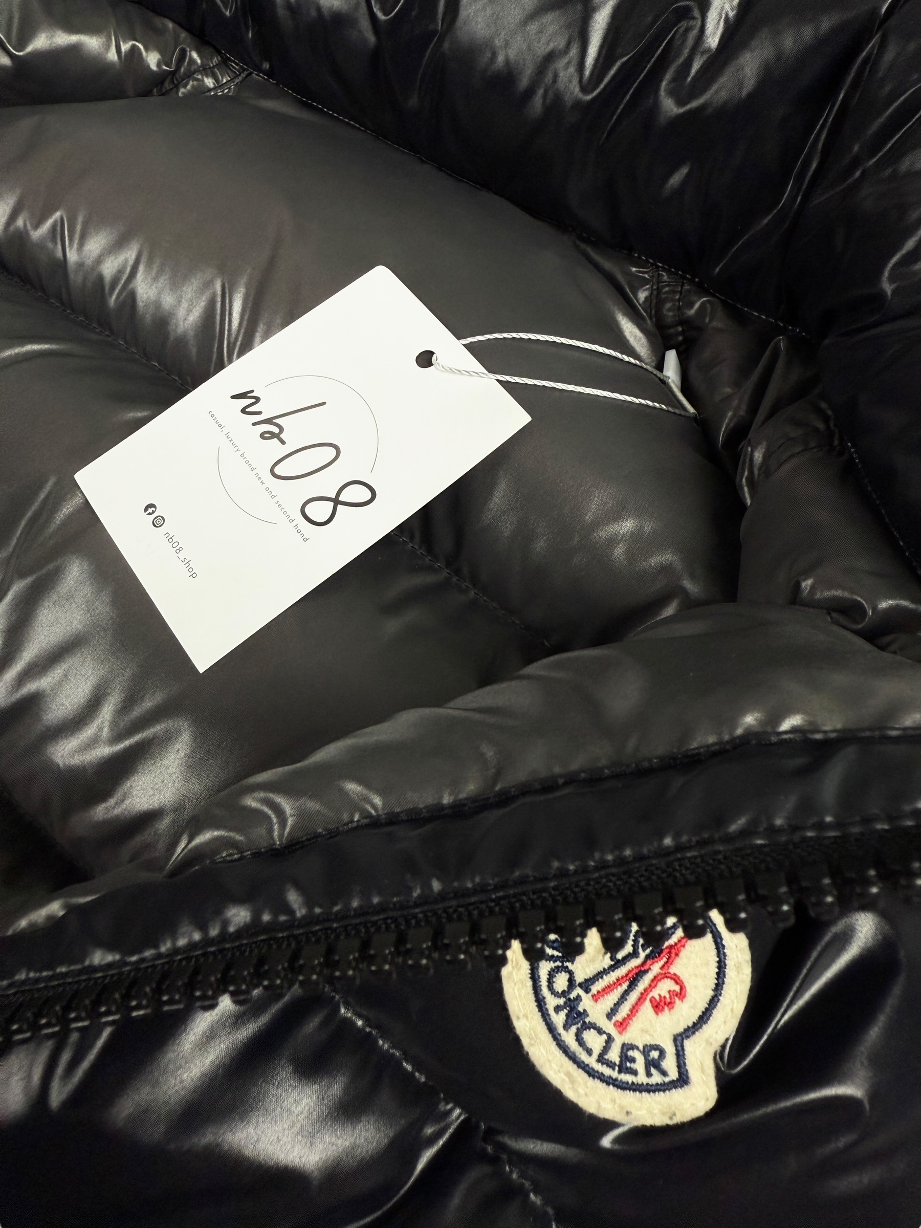 Gilet Moncler noir taille M - Vue 6