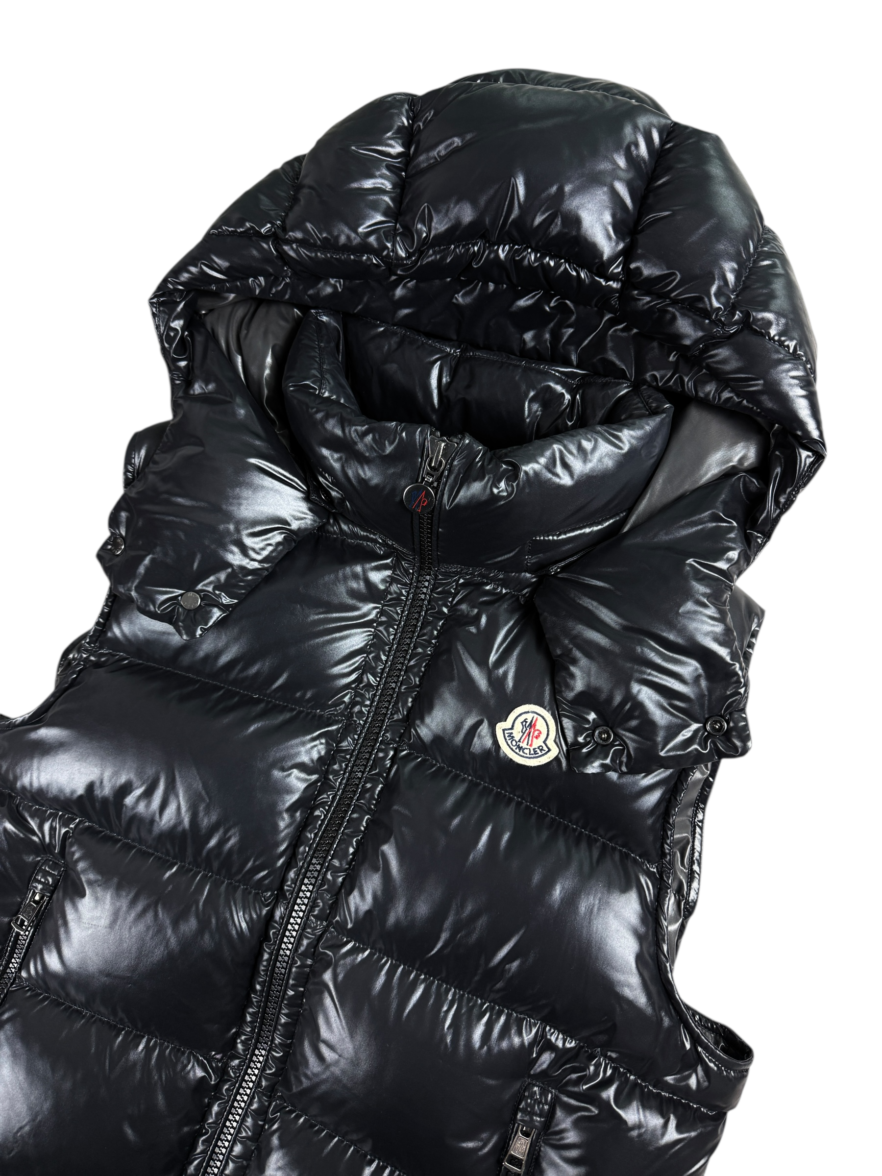 Gilet Moncler noir taille M - Vue de dos