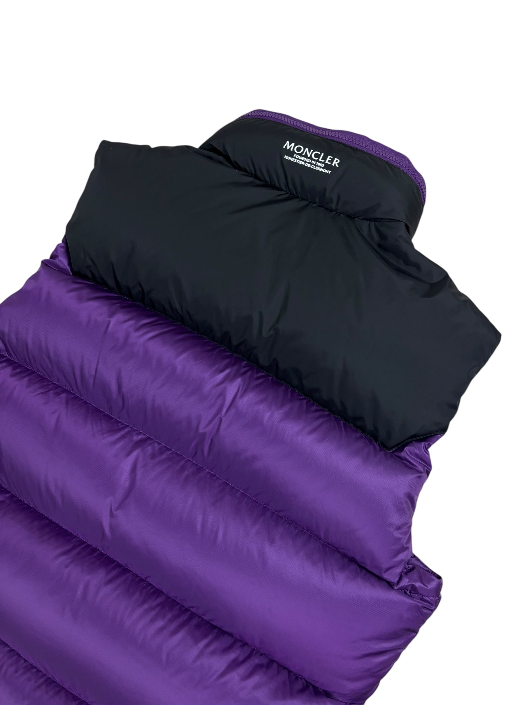 Gilet Moncler violet taille 3 - Vue 6