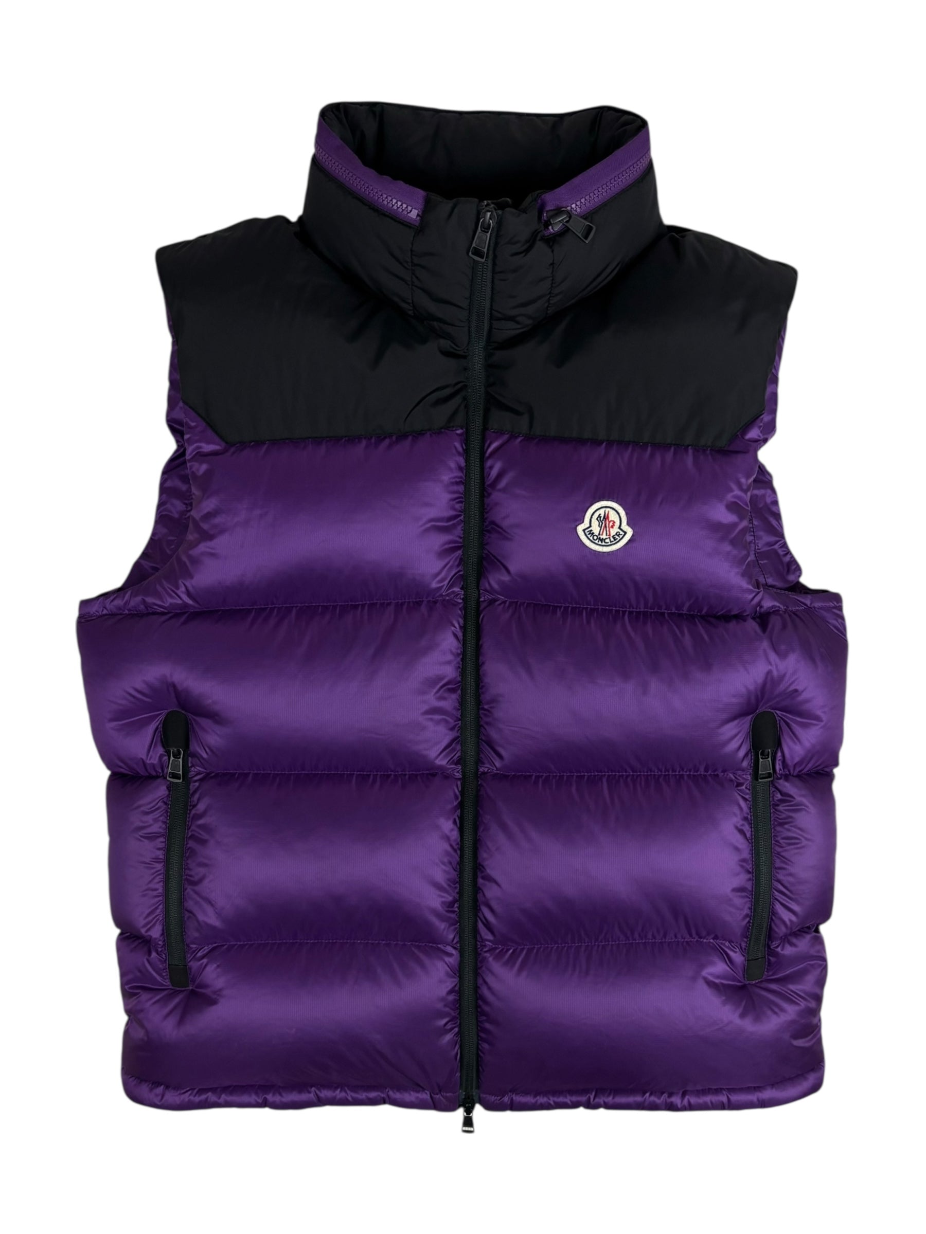 Gilet Moncler violet taille 3 - Vue de face