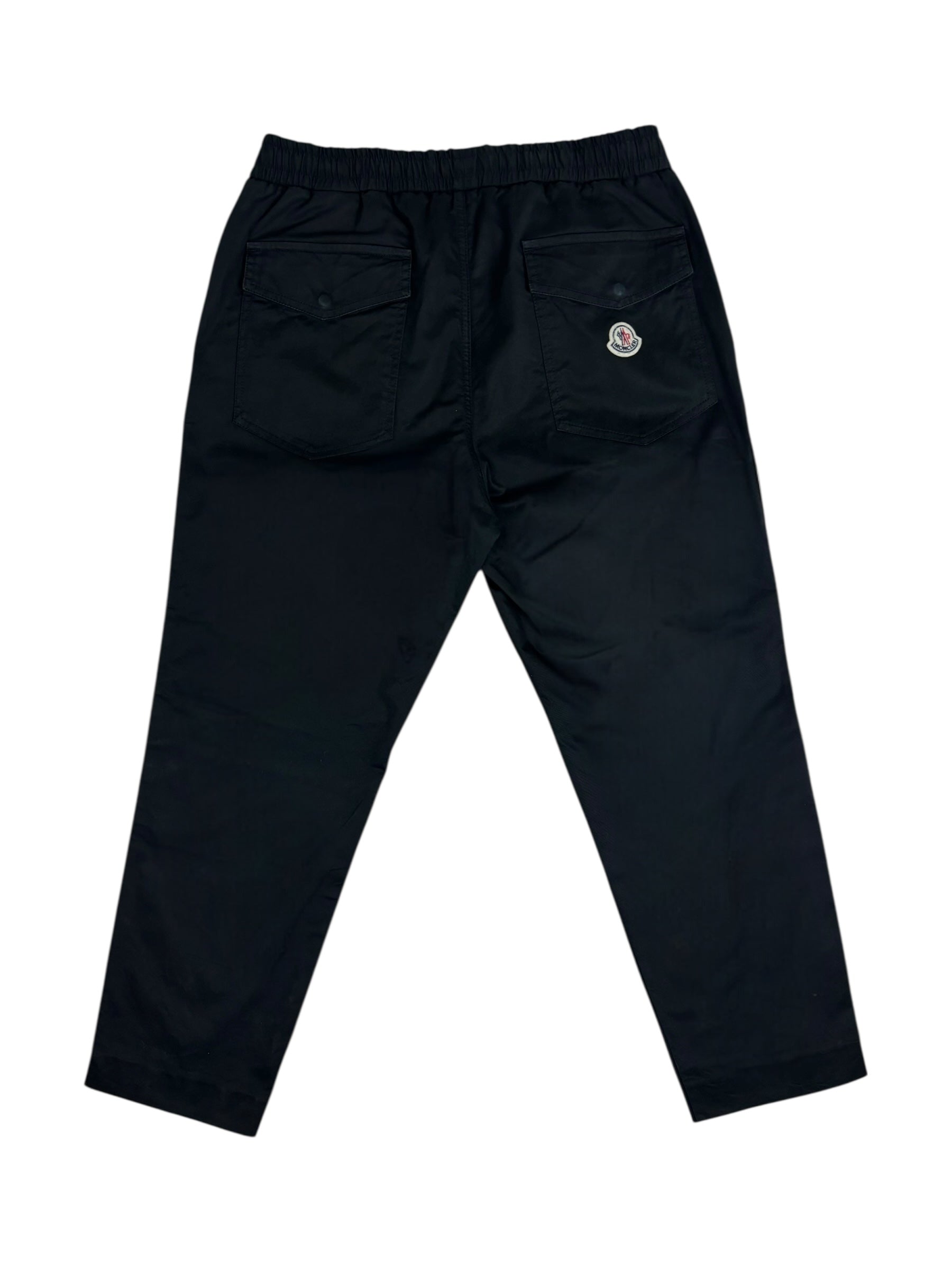 Pantalon Moncler noir taille PANTALON 46 - Vue de face