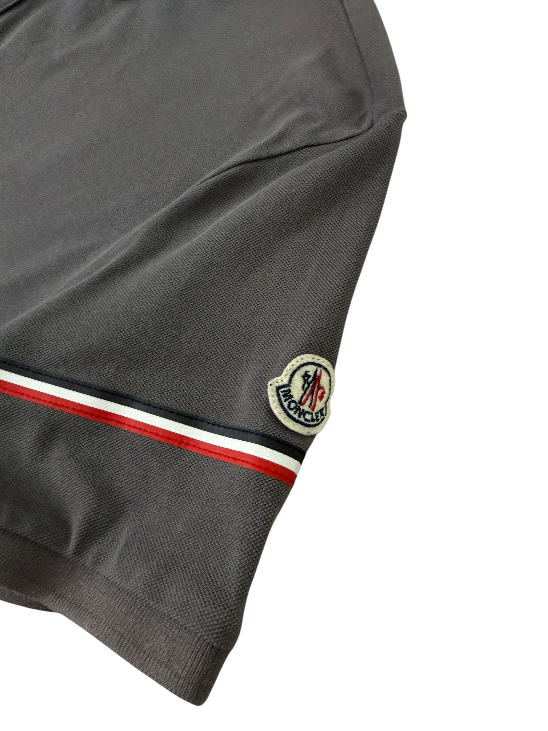 Polo Moncler gris taille M - Vue de dos