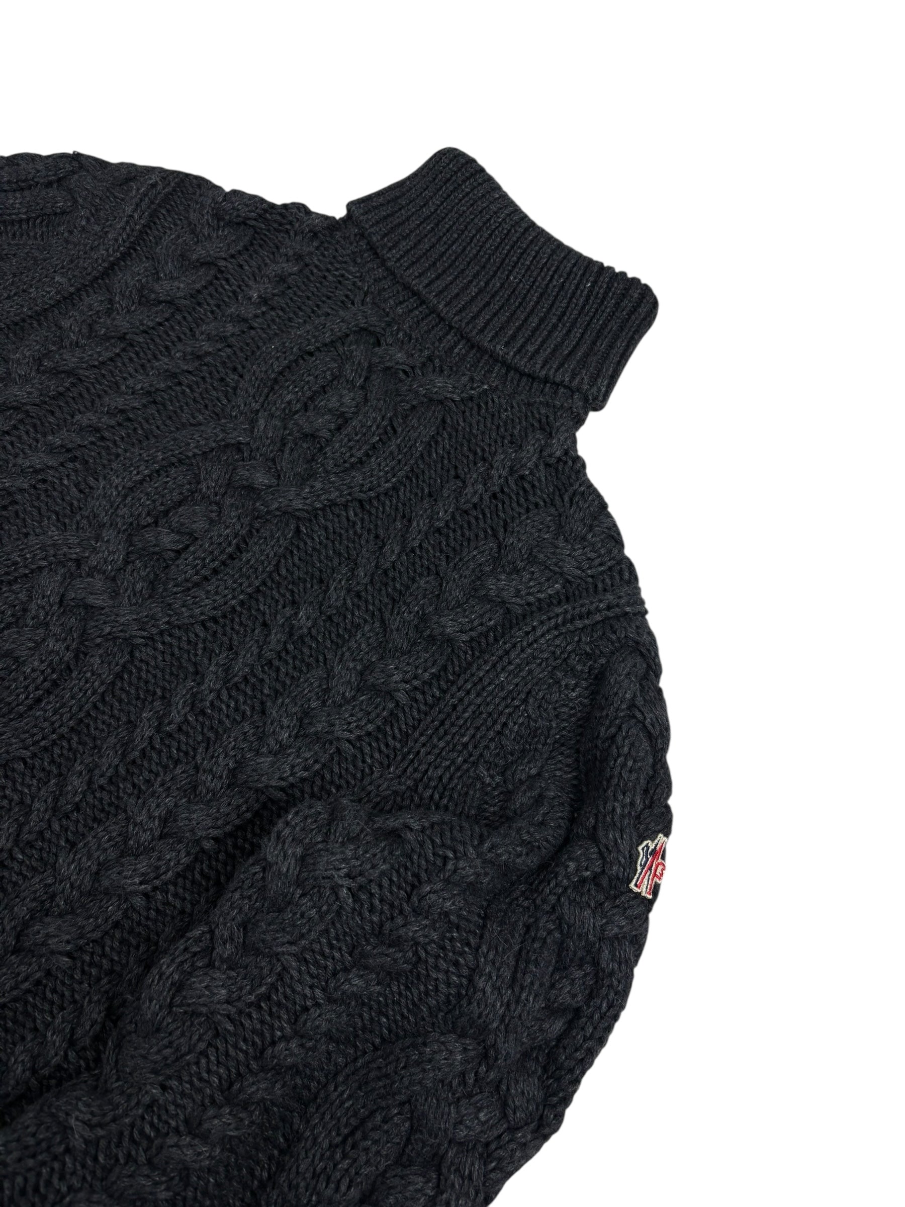 Pull Moncler gris taille L - Vue de dos