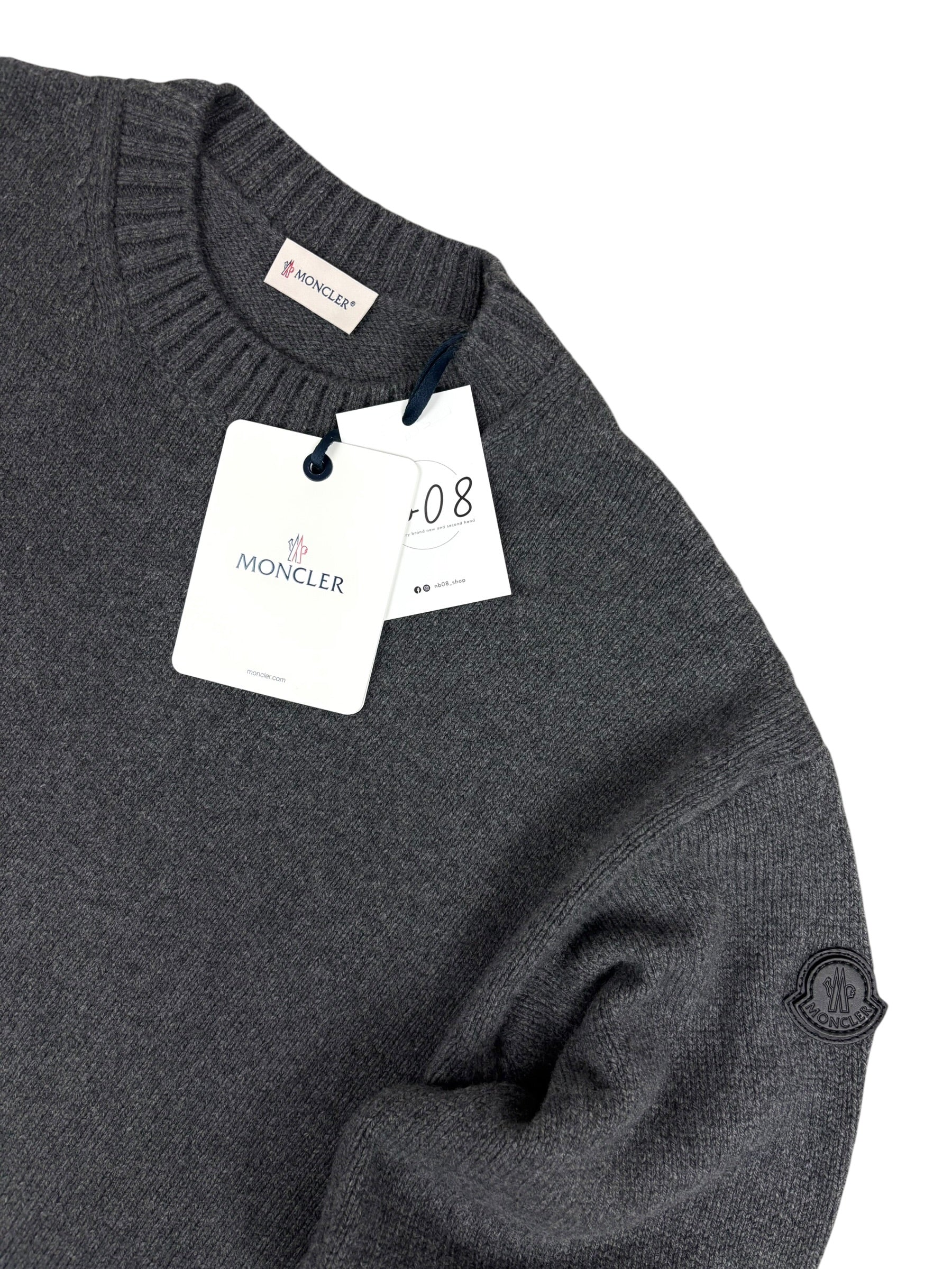 Pull Moncler gris taille XL - Vue de dos