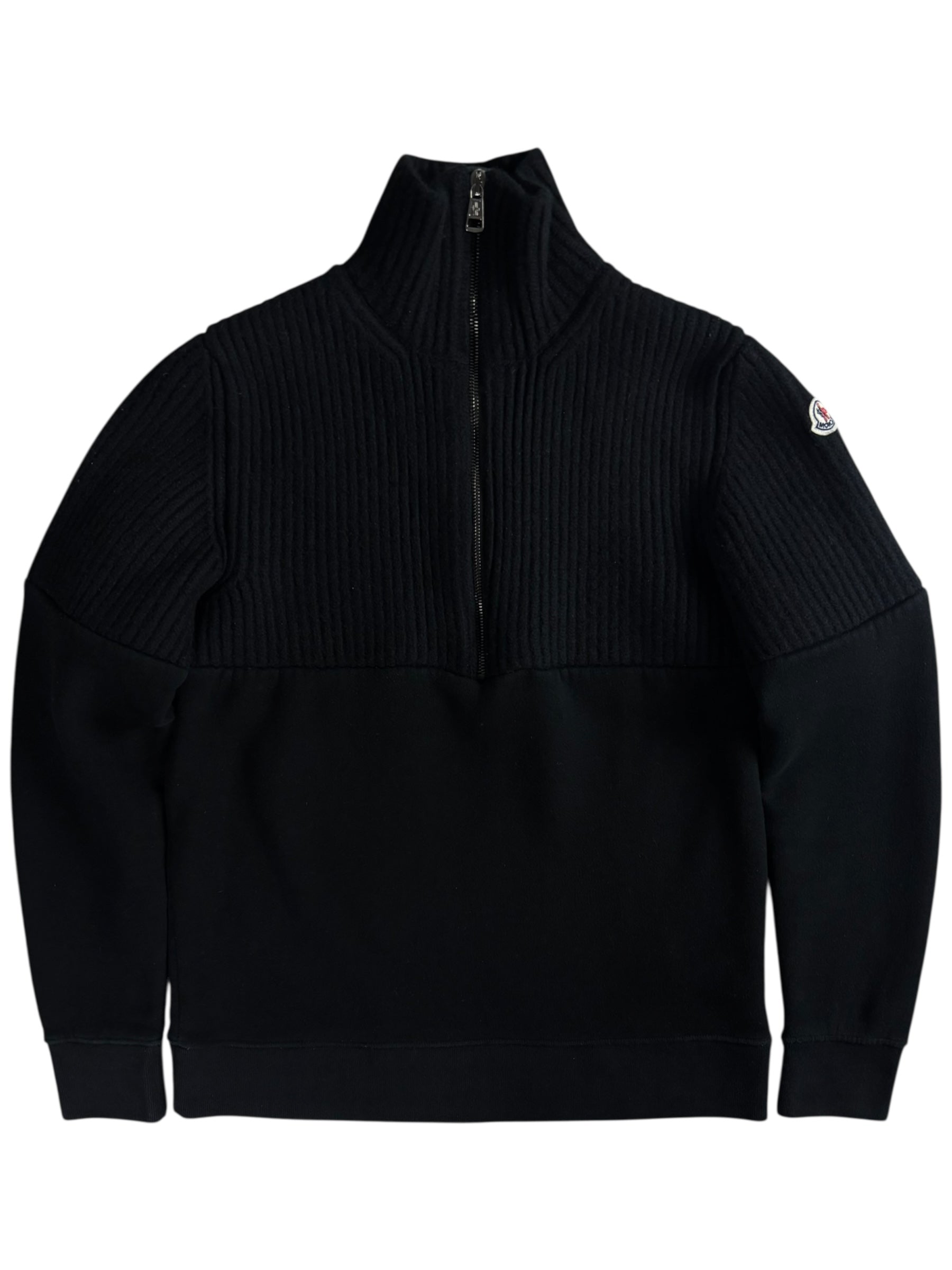Pull Moncler noir taille M - Vue de face