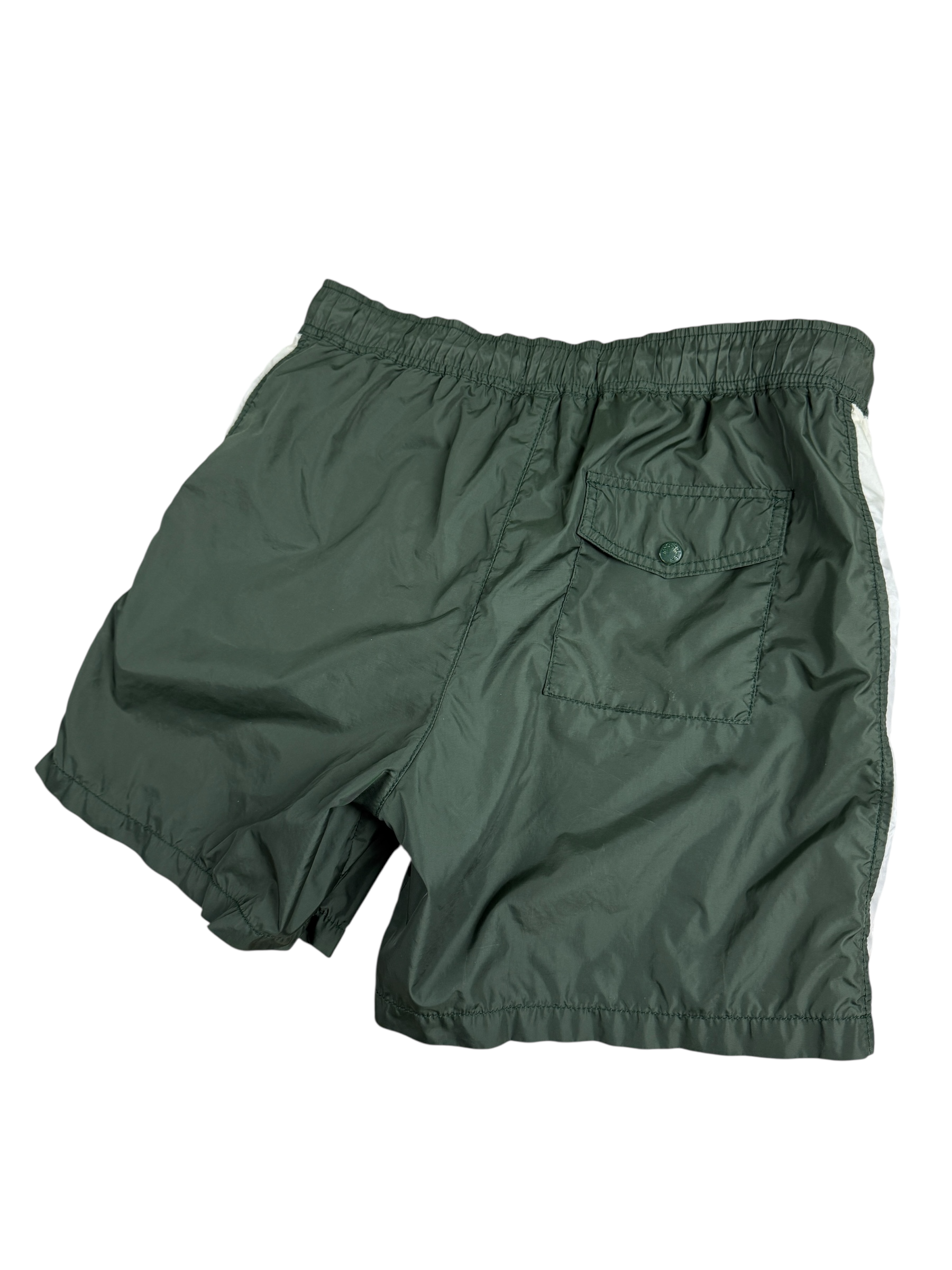Short Moncler kaki taille 14 ans - Vue de dos