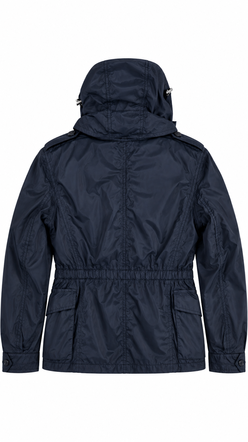 Veste à Capuche Moncler marine taille 2 (M), vue de dos — vue 2