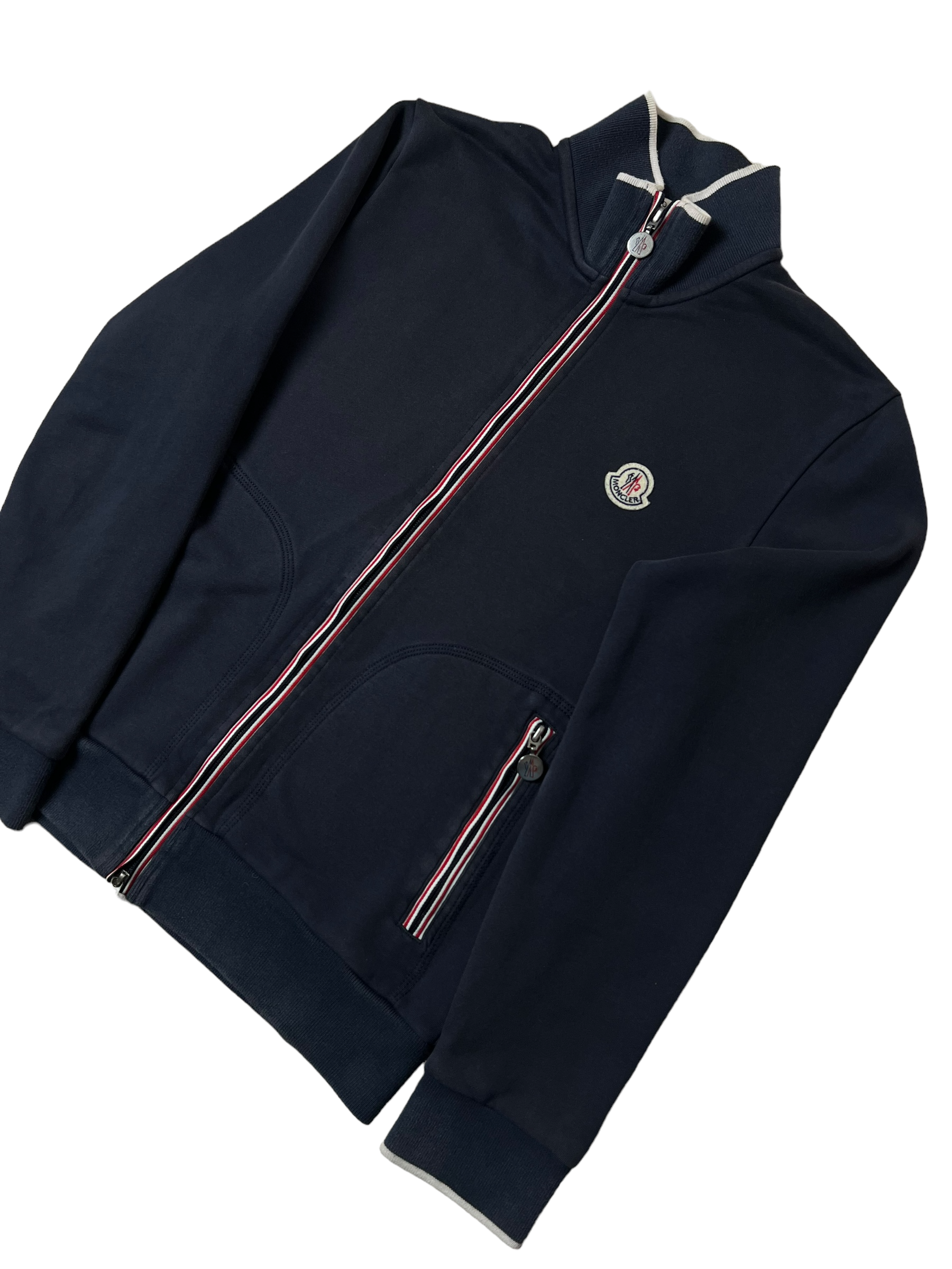 Veste Moncler bleu taille S - Détail