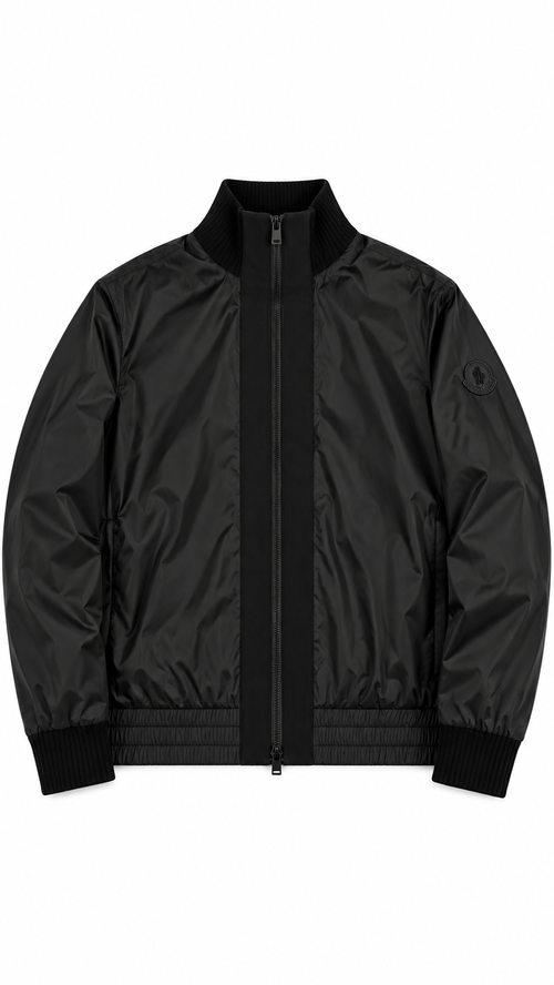 Veste Bomber Moncler en Nylon - Noir - Taille 3 (L) - Neuf