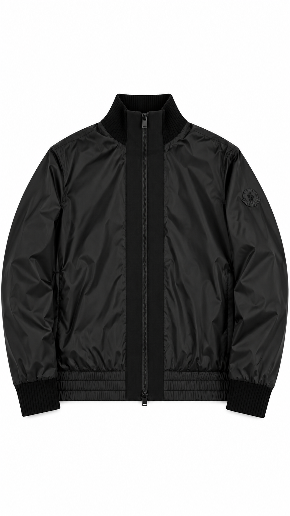 Veste Bomber Moncler en Nylon noir taille 3 (L), neuve — vue 1