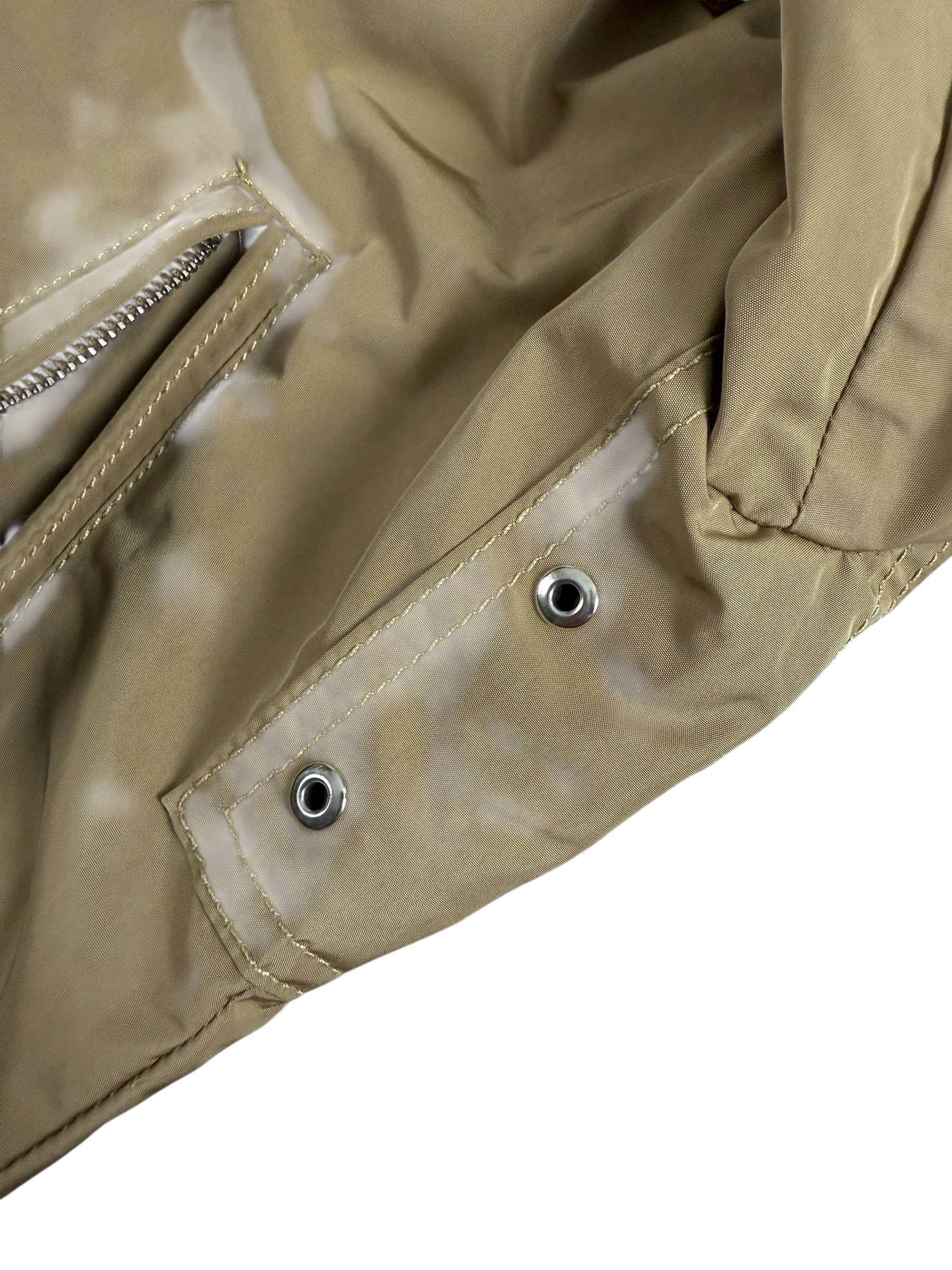 Veste Moncler crème taille XS - Logo et étiquette