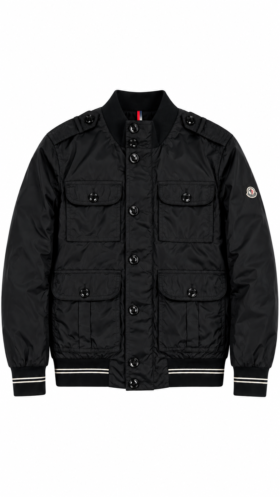 Veste Moncler Delonix noir taille 4, seconde main authentifiée NB08 — vue 1